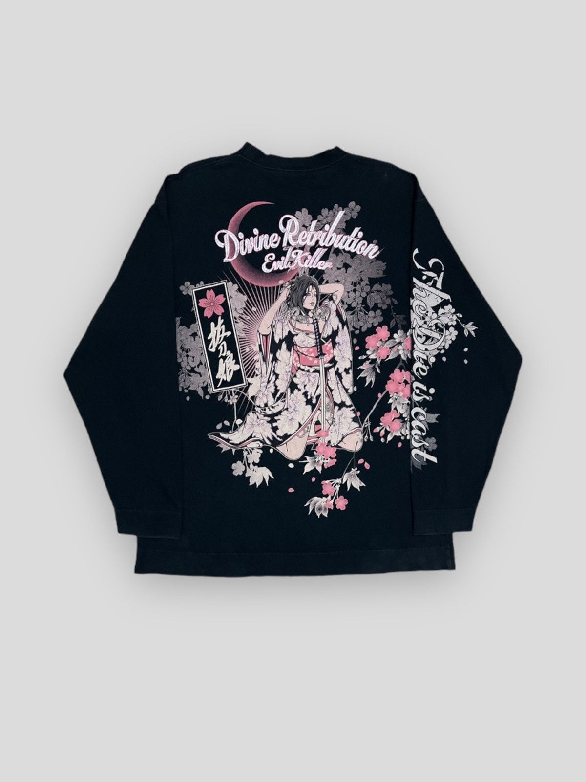 image of Beauty Beast Send Offerkarakuri Tamashi 'the Die Is Cast' Geisha Yakuza in Black, Men's (Size XL)
