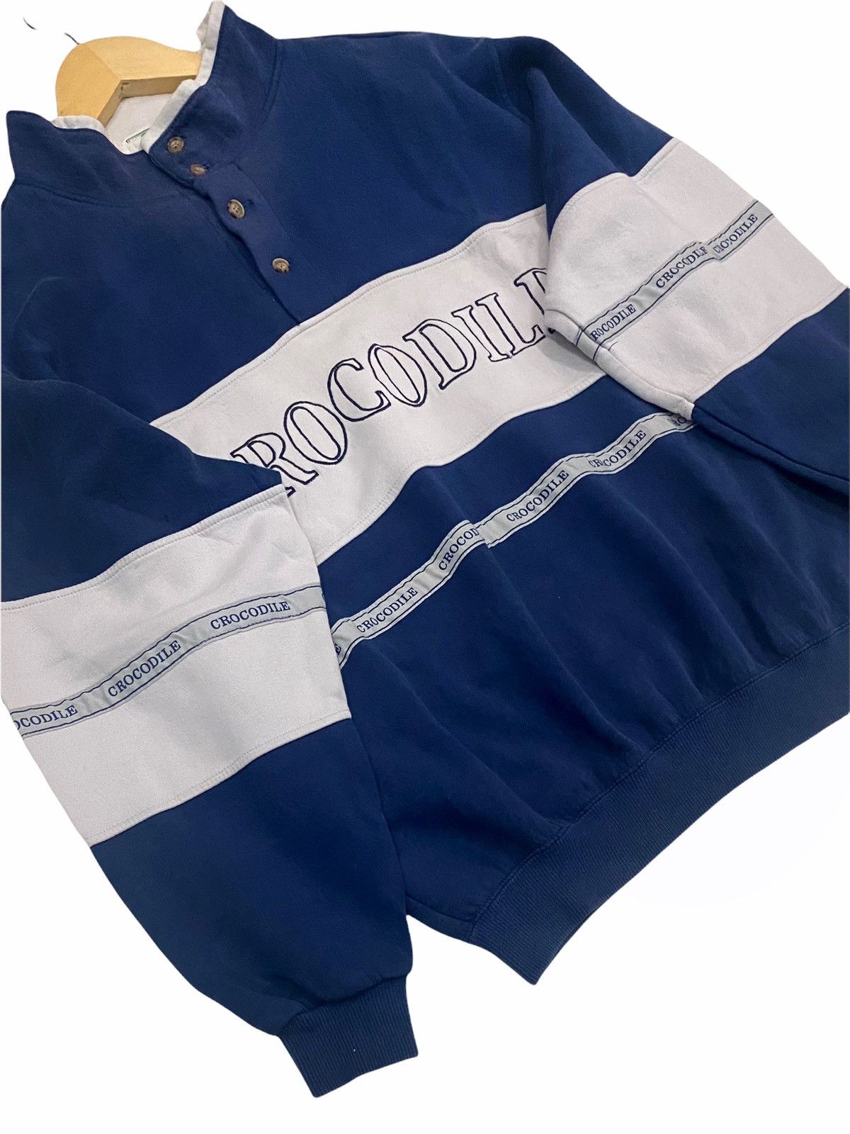 Japanese Brand × Lacoste × Other VINTAGE CROCODILE BIG SPELL OUT Size US L / EU 52-54 / 3 - 5 Thumbnail