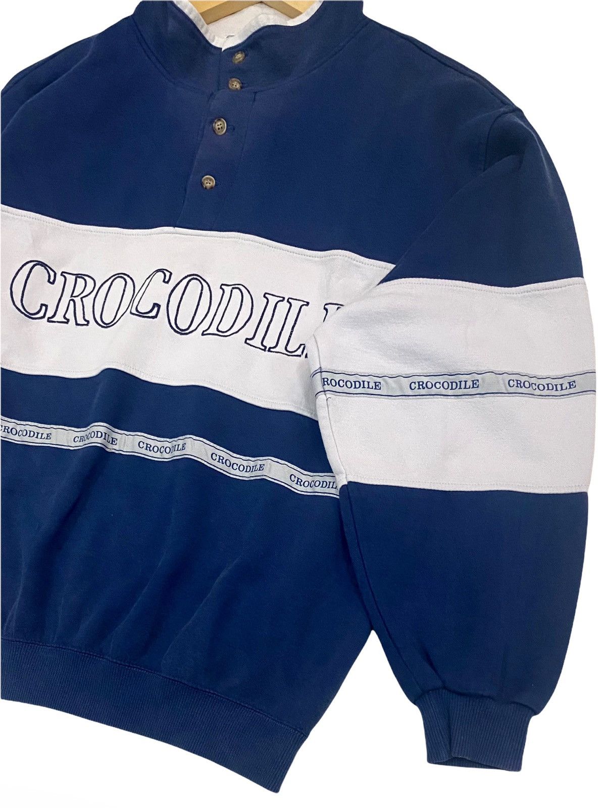 Japanese Brand × Lacoste × Other VINTAGE CROCODILE BIG SPELL OUT Size US L / EU 52-54 / 3 - 4 Thumbnail