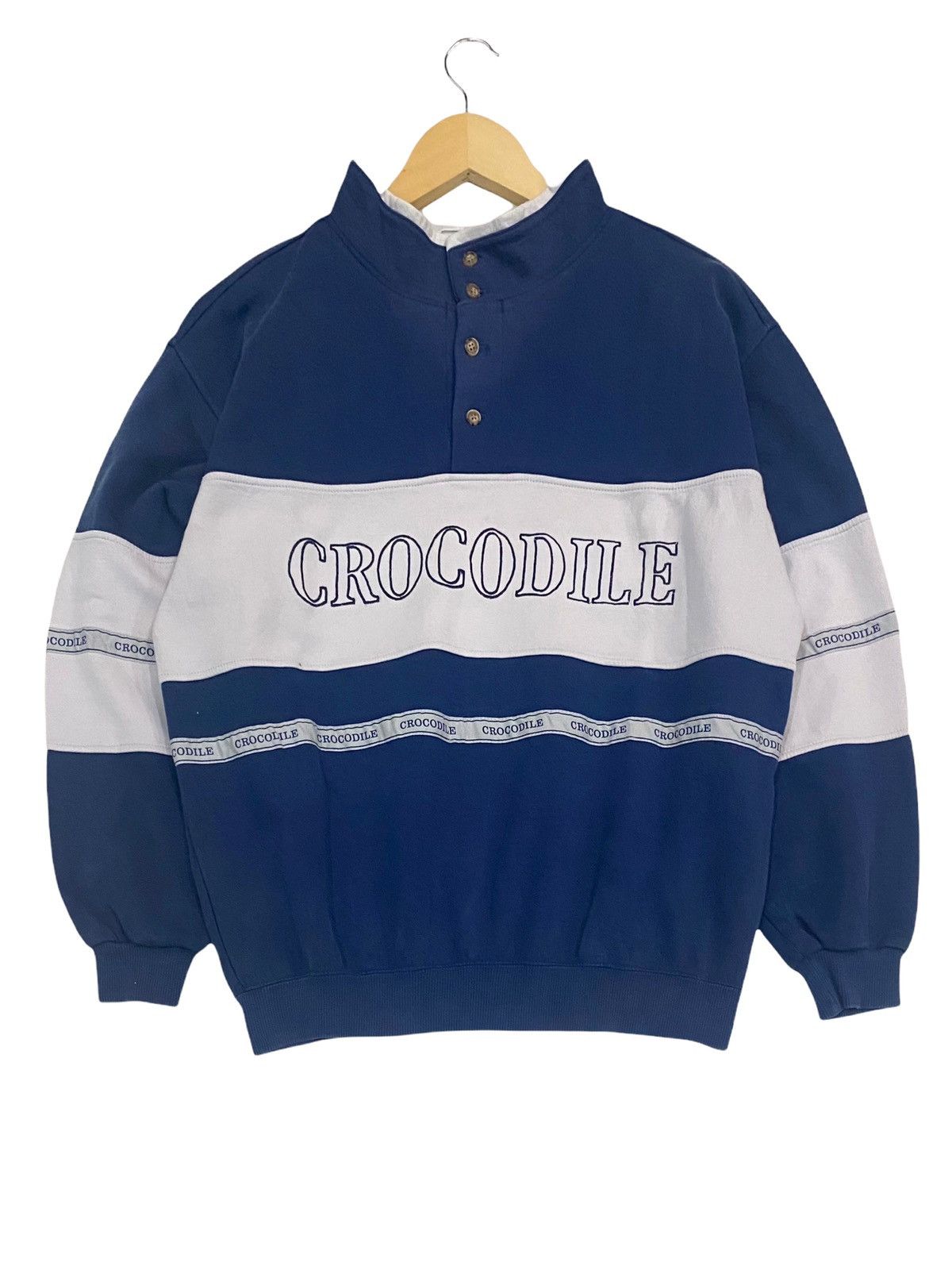 Japanese Brand × Lacoste × Other VINTAGE CROCODILE BIG SPELL OUT Size US L / EU 52-54 / 3 - 1 Thumbnail