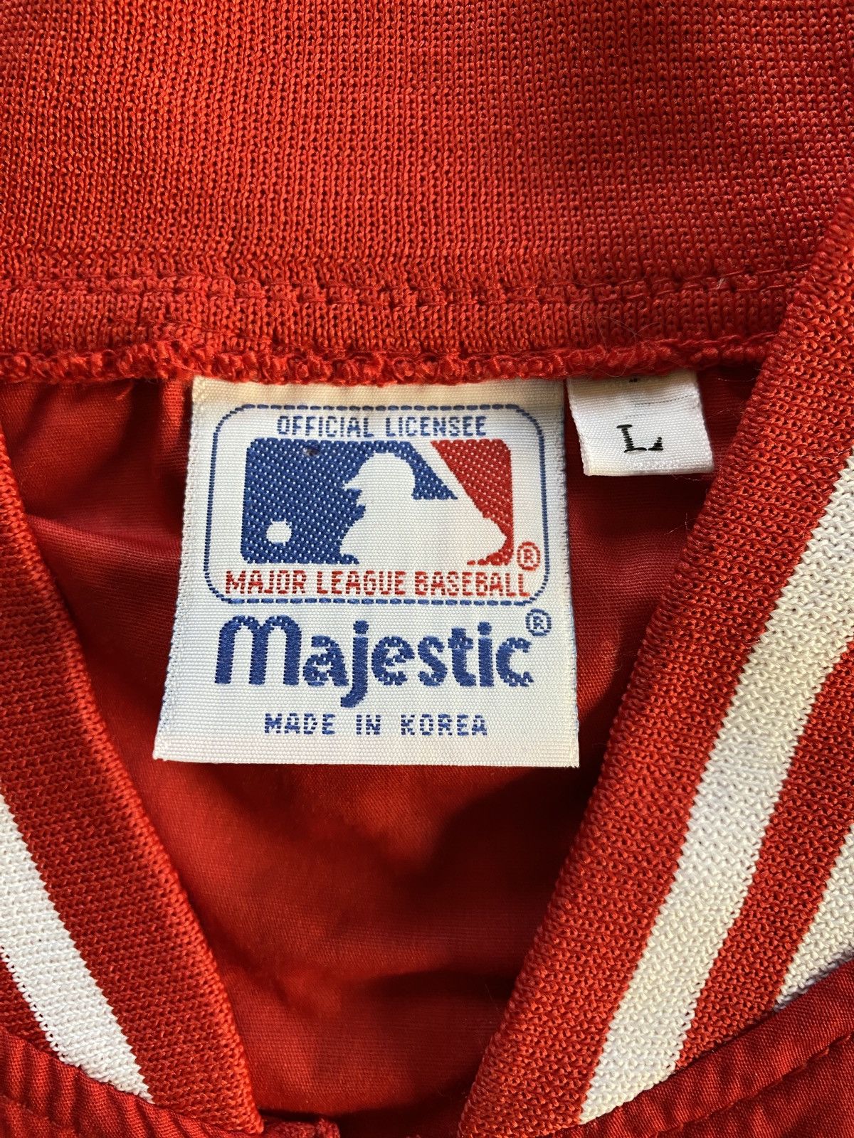 Majestic Vintage 80’s Cincinnati Red Majestic 1/4 Zip Windbreaker Size US L / EU 52-54 / 3 - 6 Thumbnail