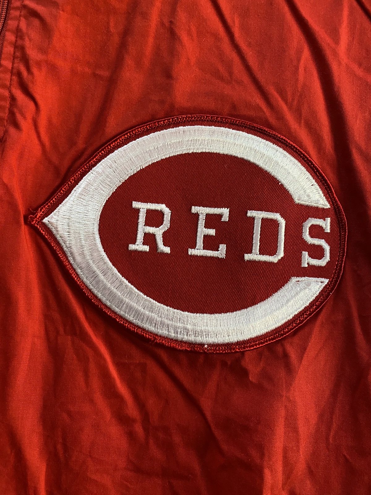 Majestic Vintage 80’s Cincinnati Red Majestic 1/4 Zip Windbreaker Size US L / EU 52-54 / 3 - 3 Thumbnail