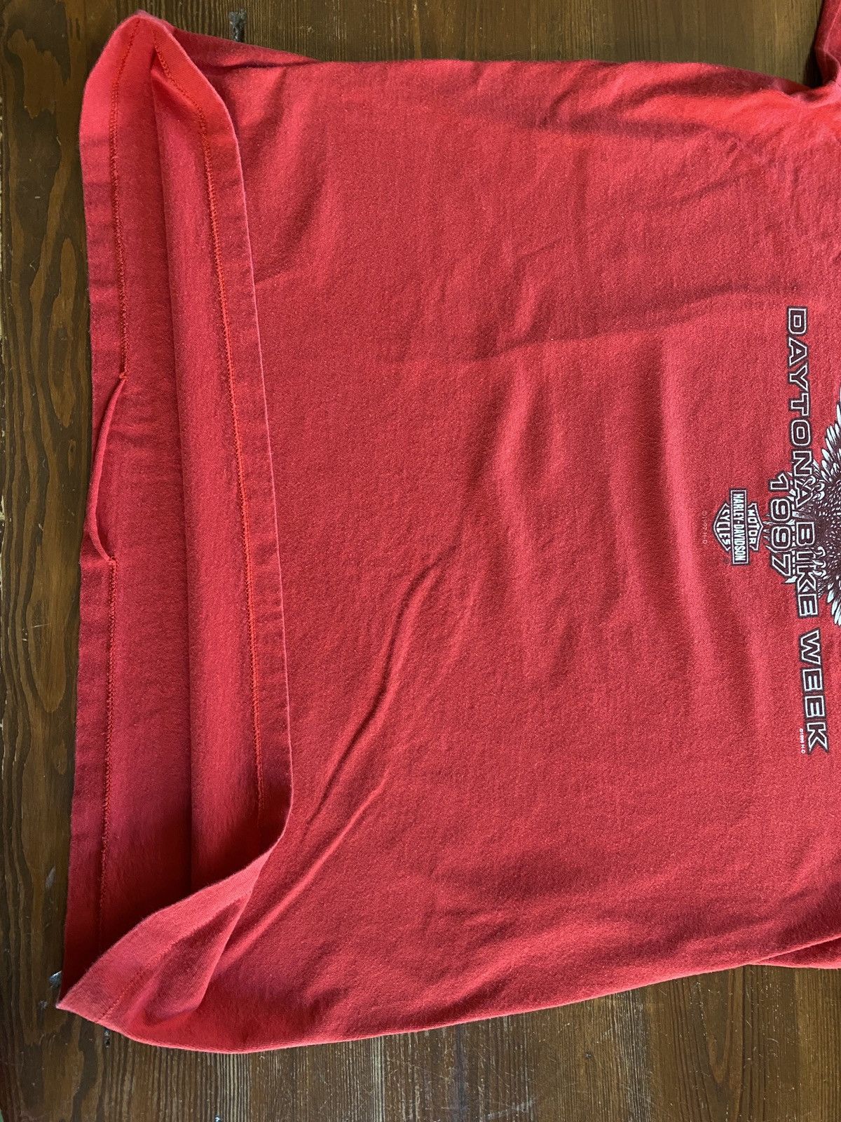 Harley Davidson Vintage ‘97 Harley Davidson Single Stitch Bike Week Tee Size US XL / EU 56 / 4 - 12 Thumbnail
