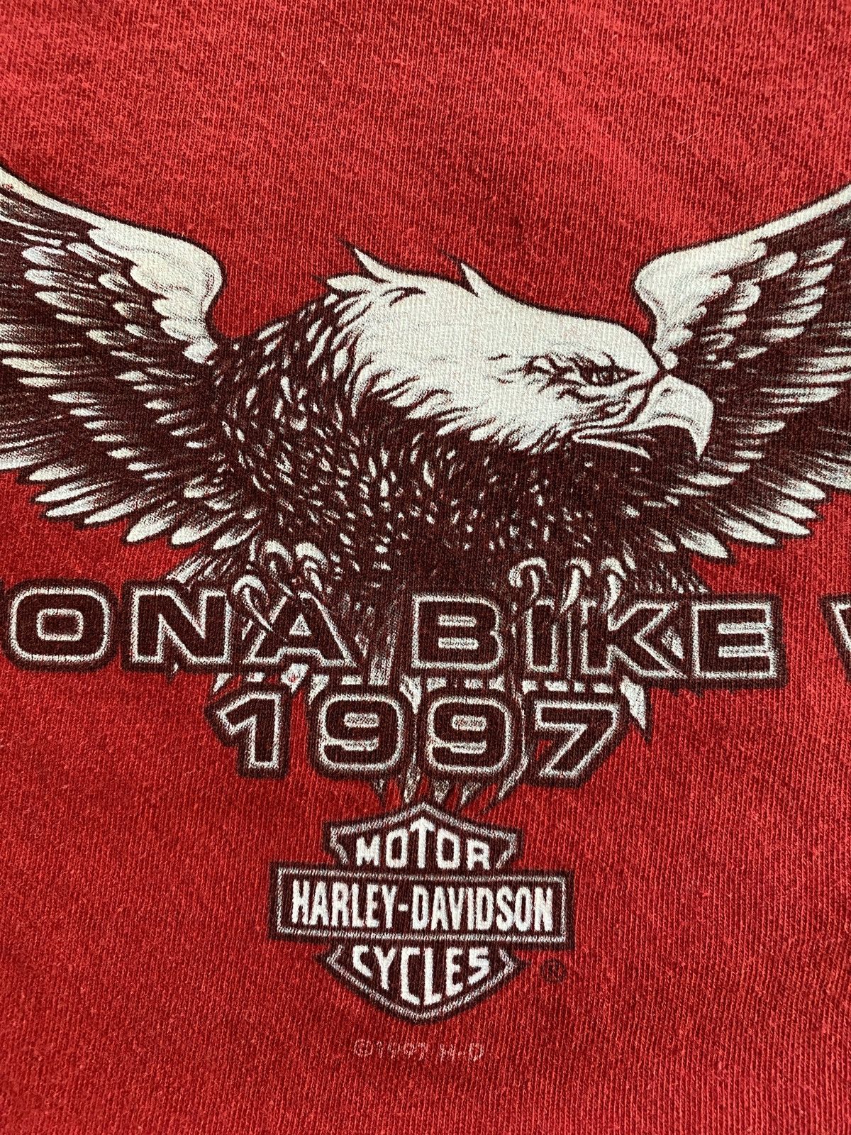 Harley Davidson Vintage ‘97 Harley Davidson Single Stitch Bike Week Tee Size US XL / EU 56 / 4 - 3 Thumbnail