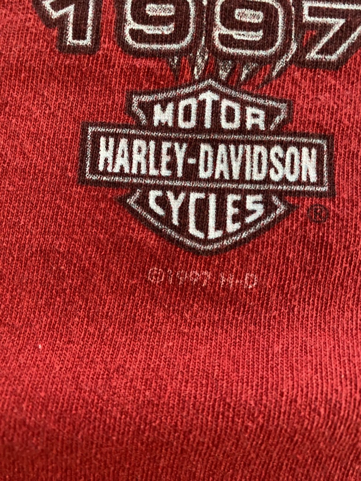 Harley Davidson Vintage ‘97 Harley Davidson Single Stitch Bike Week Tee Size US XL / EU 56 / 4 - 4 Thumbnail