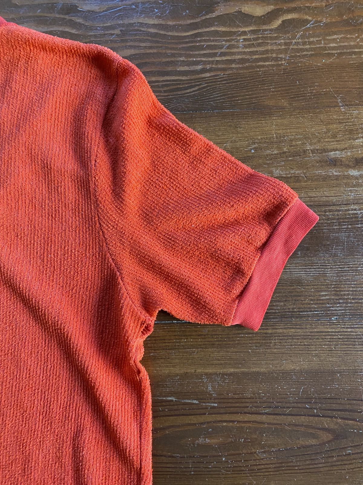 Vintage Vintage 80’s Ribbed V-Neck Single Stitch Ringer Tee Size US M / EU 48-50 / 2 - 12 Thumbnail