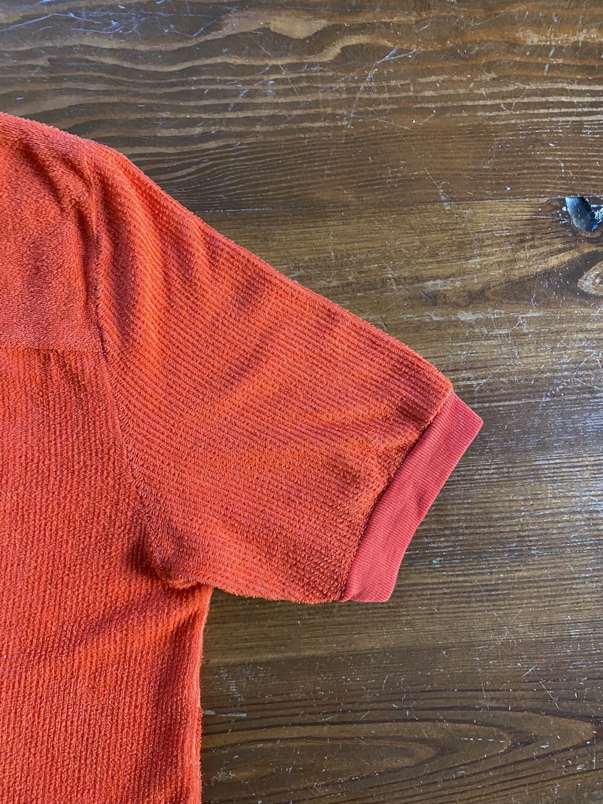 Vintage Vintage 80’s Ribbed V-Neck Single Stitch Ringer Tee Size US M / EU 48-50 / 2 - 4 Thumbnail