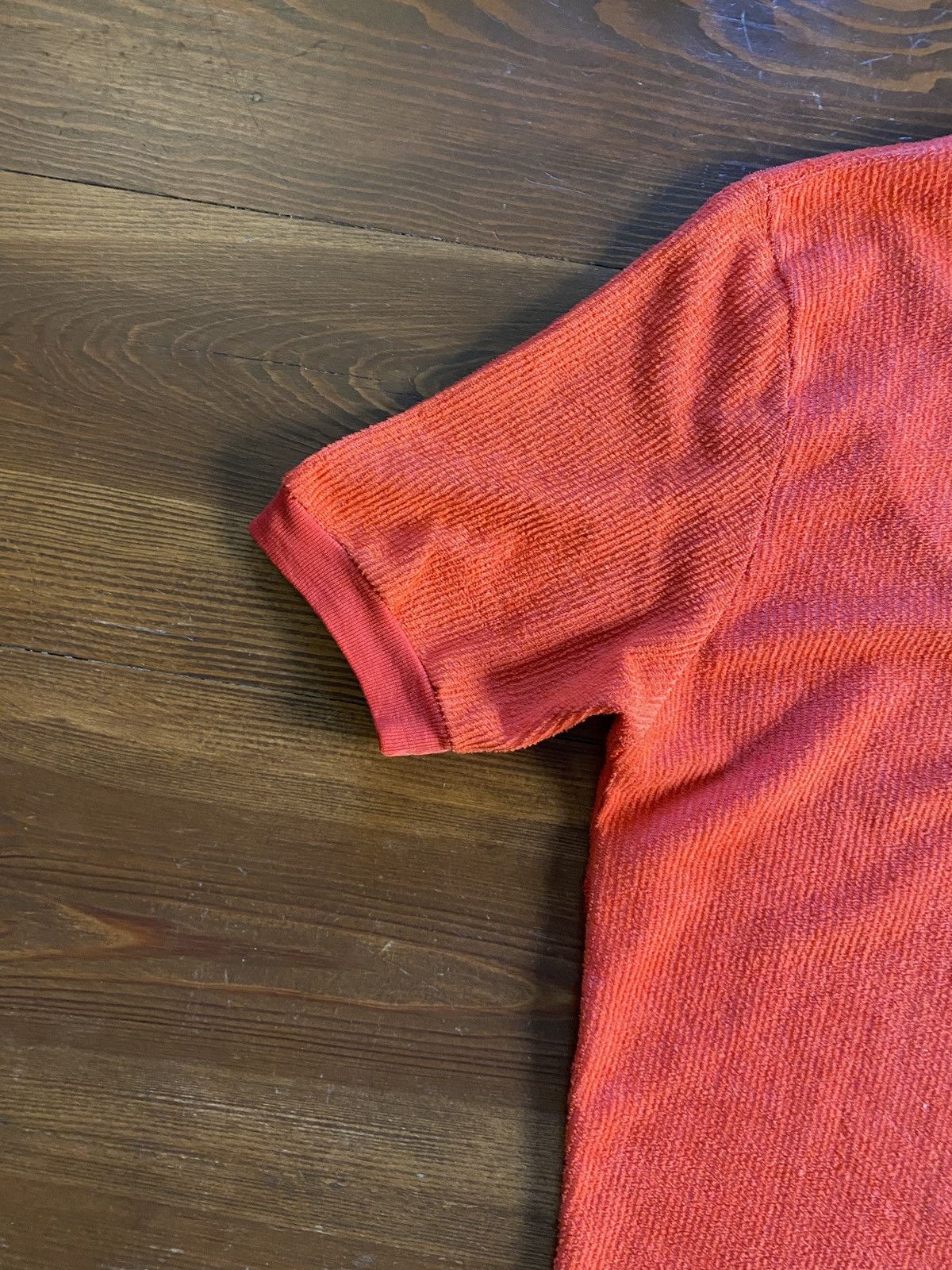 Vintage Vintage 80’s Ribbed V-Neck Single Stitch Ringer Tee Size US M / EU 48-50 / 2 - 14 Thumbnail