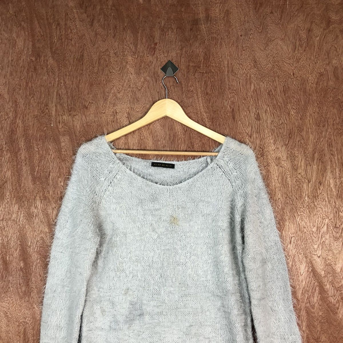 Japanese Brand × Other Giorge Shag Shaggy Fur Mohair Knitwear #6728 Size US S / EU 44-46 / 1 - 2 Thumbnail