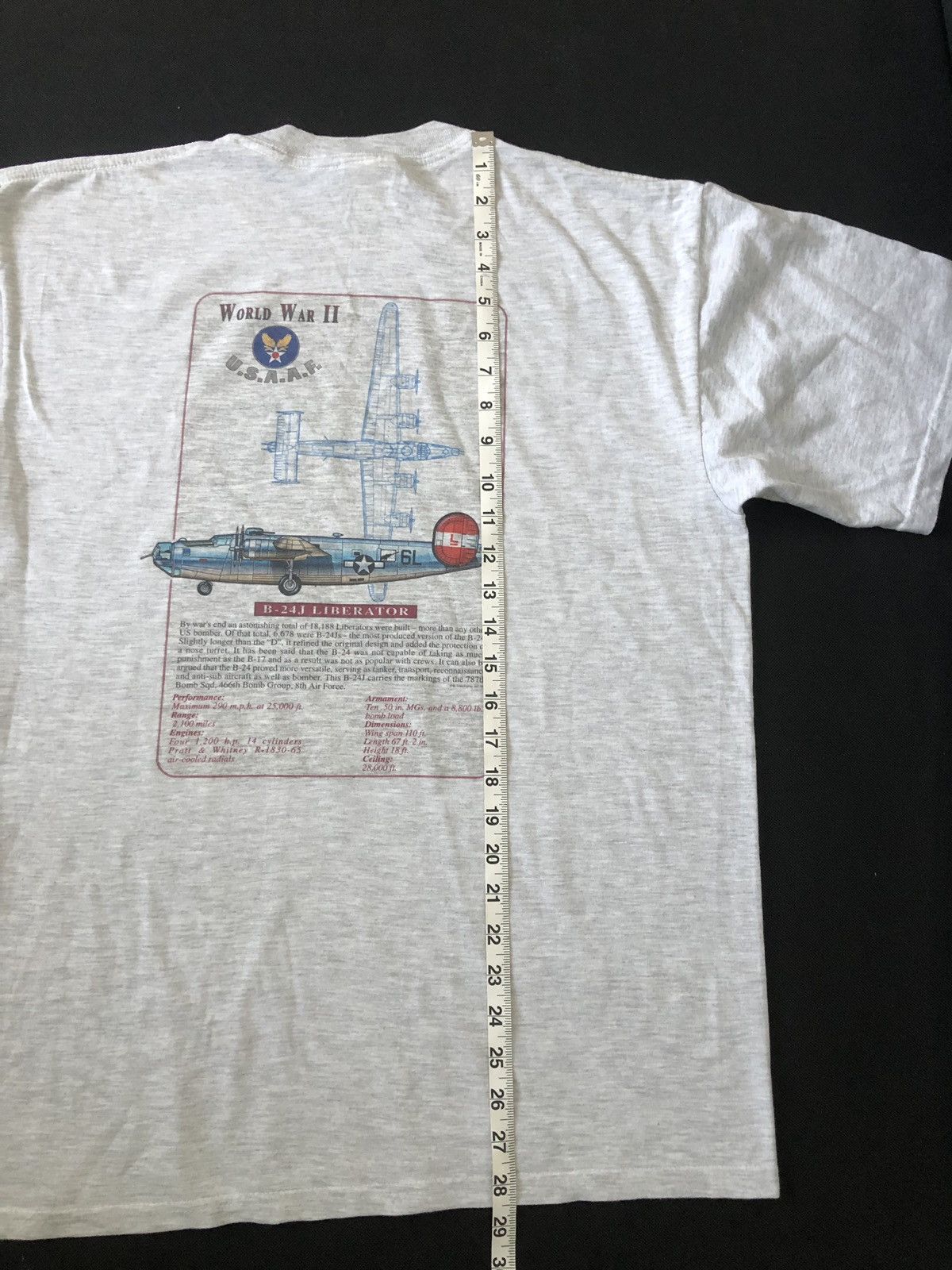 Vintage Vintage 90s AIR FORCE T-Shirt Size US L / EU 52-54 / 3 - 7 Thumbnail
