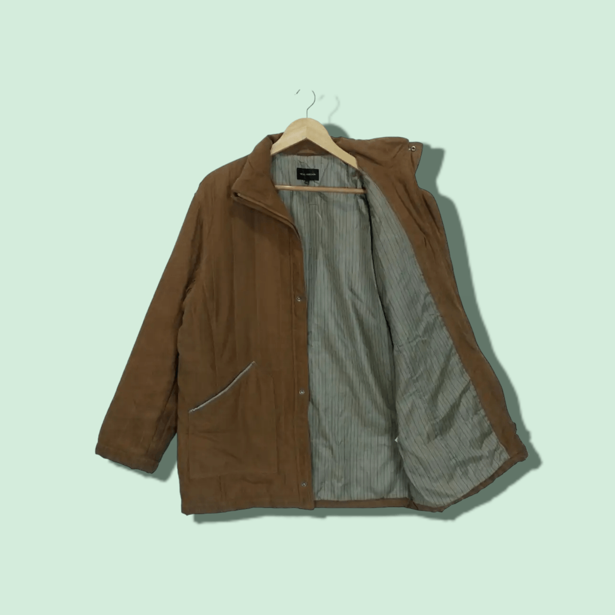 Japanese Brand NICOLE MORRISON Winter Warmth Trench Coat Jacket Size US L / EU 52-54 / 3 - 1 Thumbnail