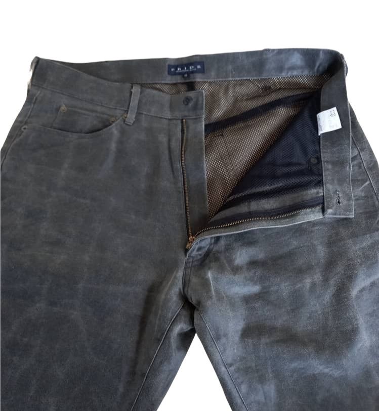 Japanese Brand 🇯🇵Vintage Pride Japan Waxed Denim Size US 34 / EU 50 - 11 Thumbnail