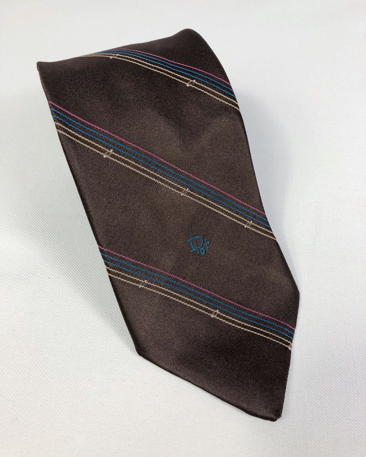Dior × Vintage Rare Vintage Christian Dior Tie Size ONE SIZE - 2 Thumbnail