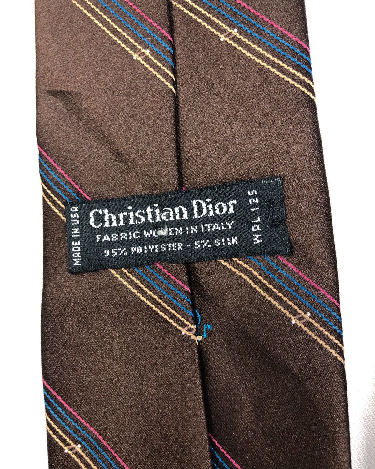 Dior × Vintage Rare Vintage Christian Dior Tie Size ONE SIZE - 6 Thumbnail