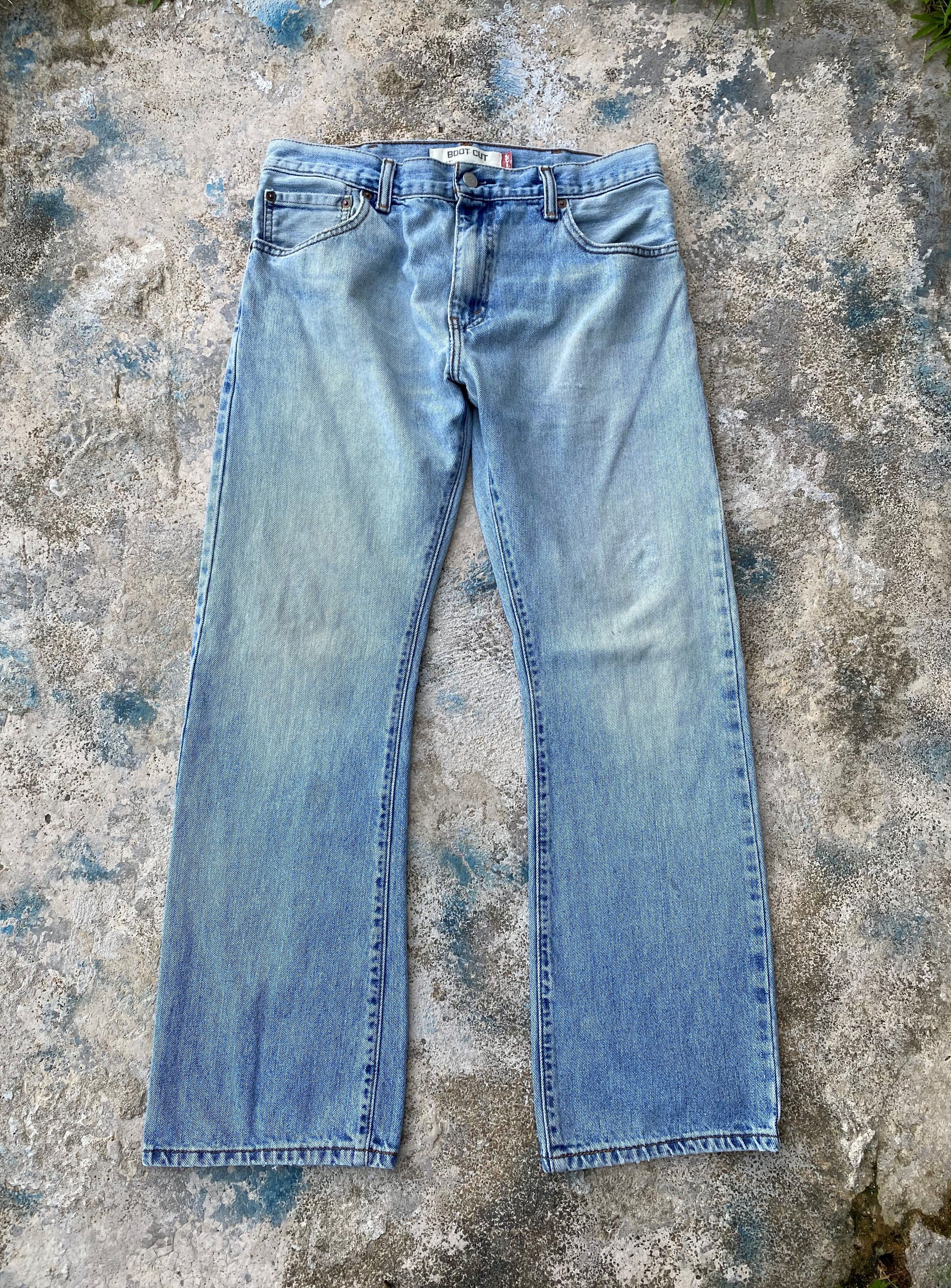 Levi's Vintage Clothing RARE🔥Levi's 517 Flared Bootcut Jeans Cowboy Denim Size US 32 / EU 48 - 1 Thumbnail