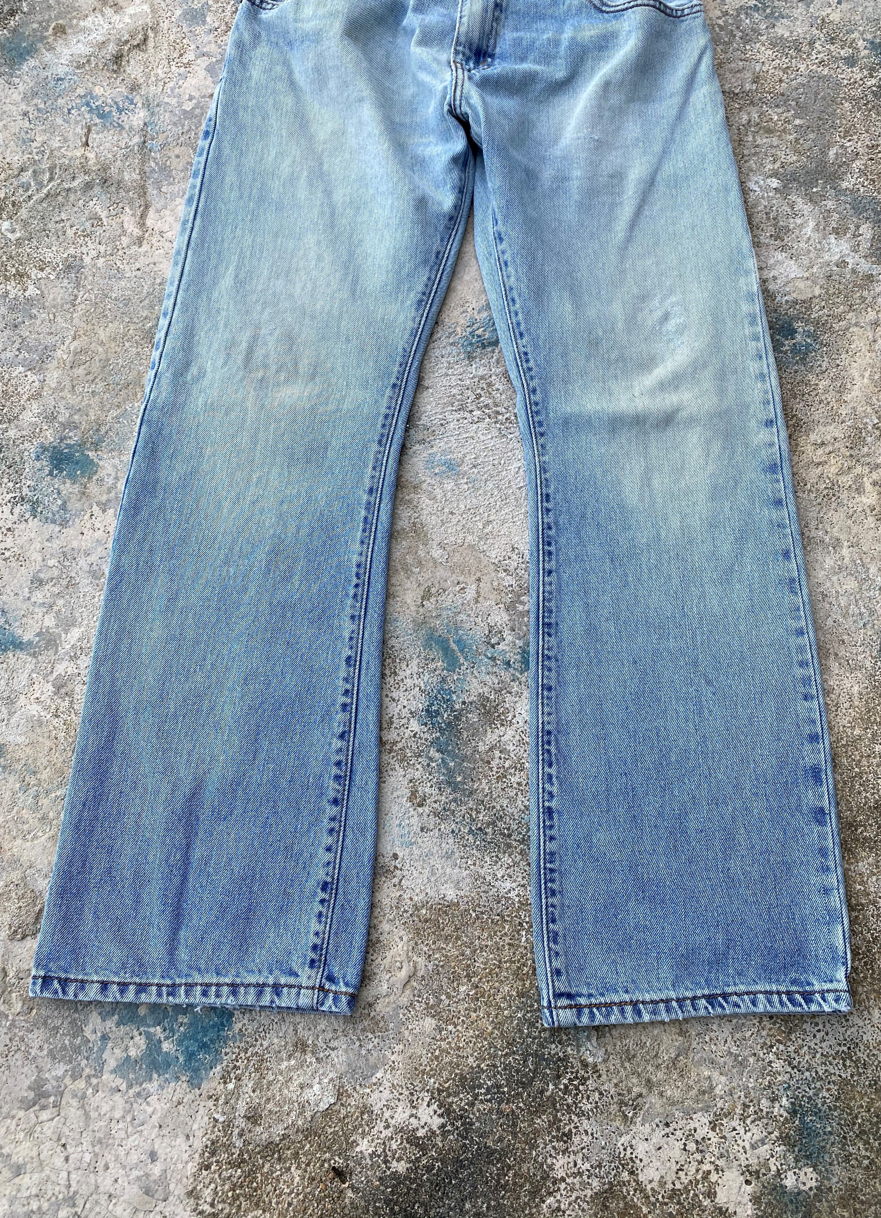 Levi's Vintage Clothing RARE🔥Levi's 517 Flared Bootcut Jeans Cowboy Denim Size US 32 / EU 48 - 3 Thumbnail