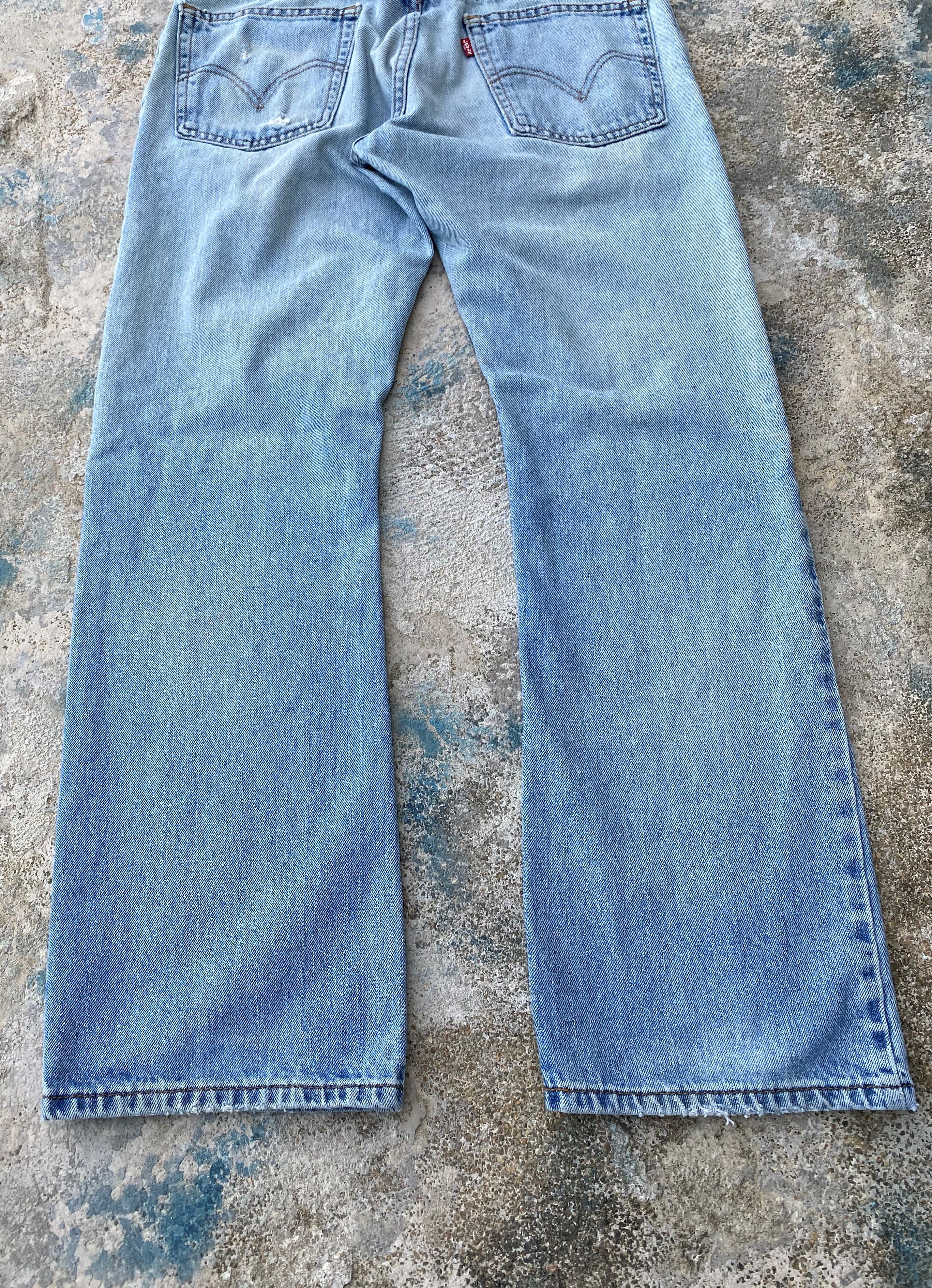 Levi's Vintage Clothing RARE🔥Levi's 517 Flared Bootcut Jeans Cowboy Denim Size US 32 / EU 48 - 10 Thumbnail