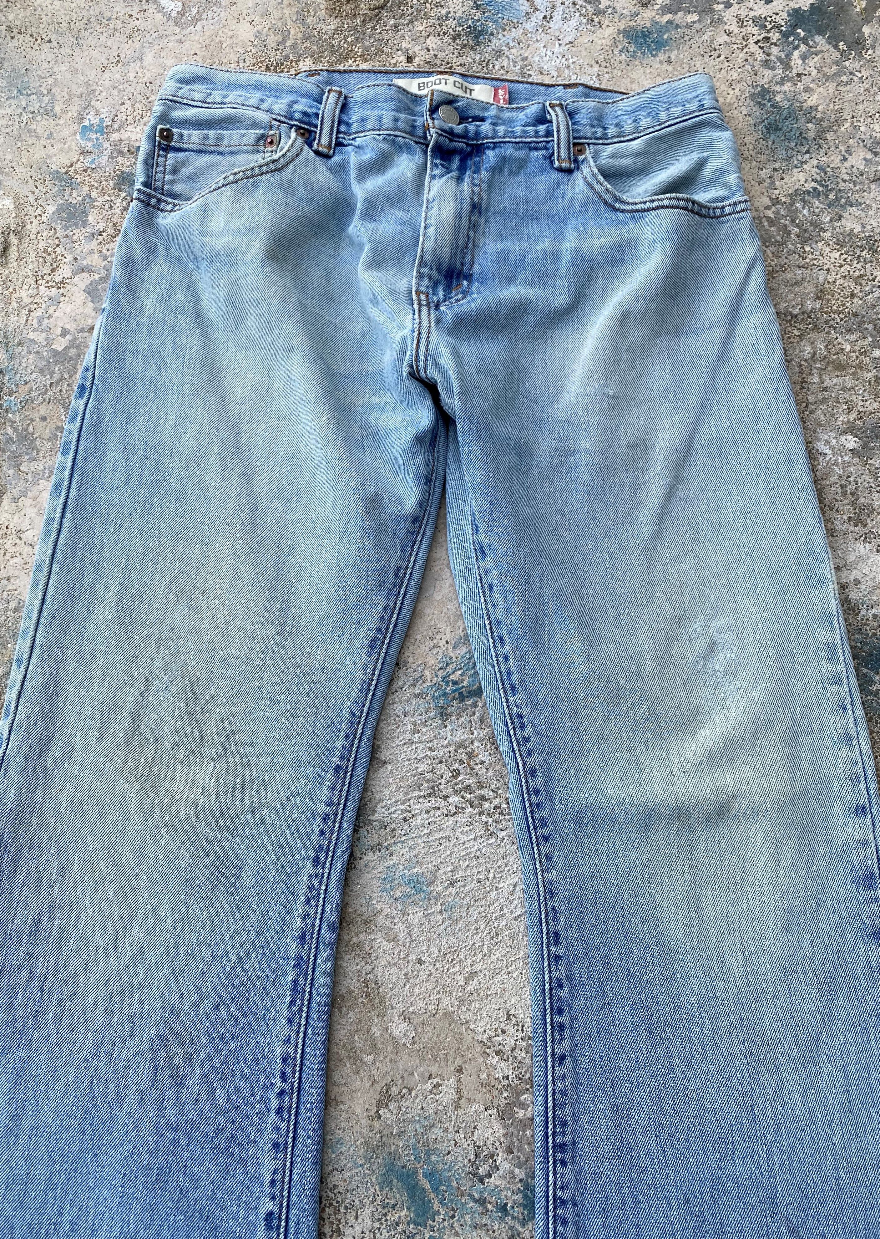 Levi's Vintage Clothing RARE🔥Levi's 517 Flared Bootcut Jeans Cowboy Denim Size US 32 / EU 48 - 4 Thumbnail