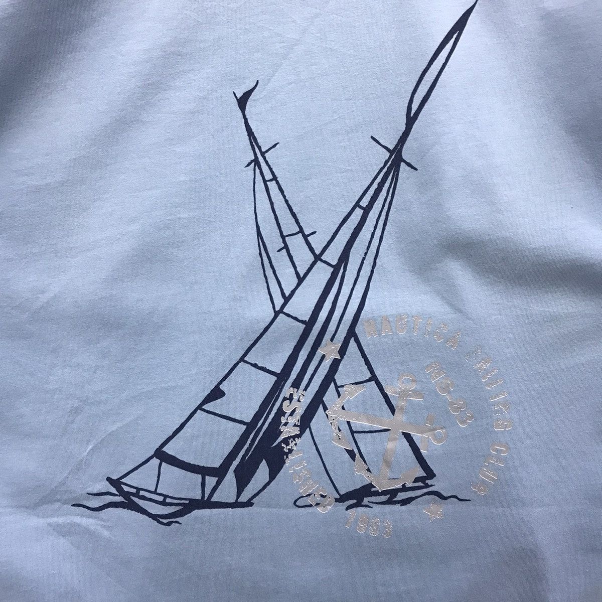 Nautica × Vintage Rare!! Vintage Nautica Single Pocket Tee Size US L / EU 52-54 / 3 - 11 Thumbnail