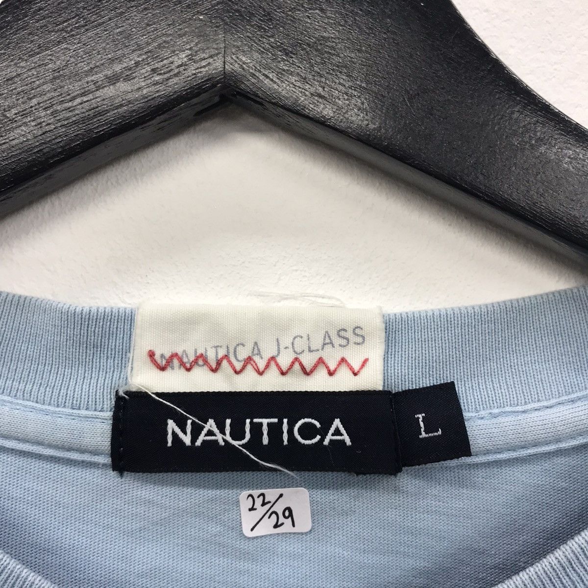 Nautica × Vintage Rare!! Vintage Nautica Single Pocket Tee Size US L / EU 52-54 / 3 - 13 Thumbnail