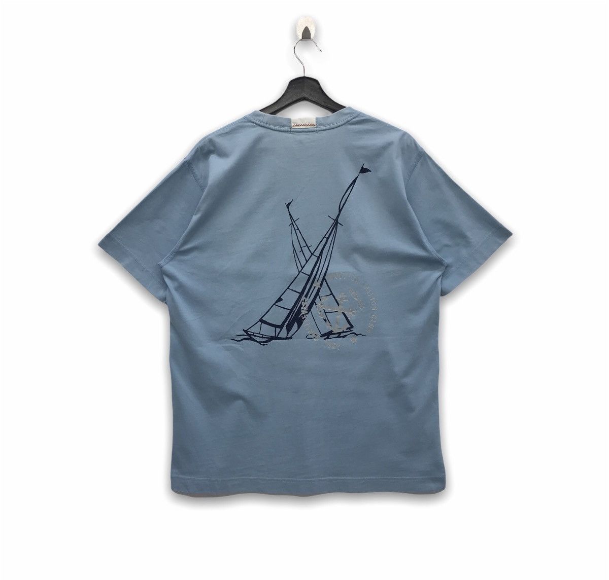 Nautica × Vintage Rare!! Vintage Nautica Single Pocket Tee Size US L / EU 52-54 / 3 - 1 Thumbnail
