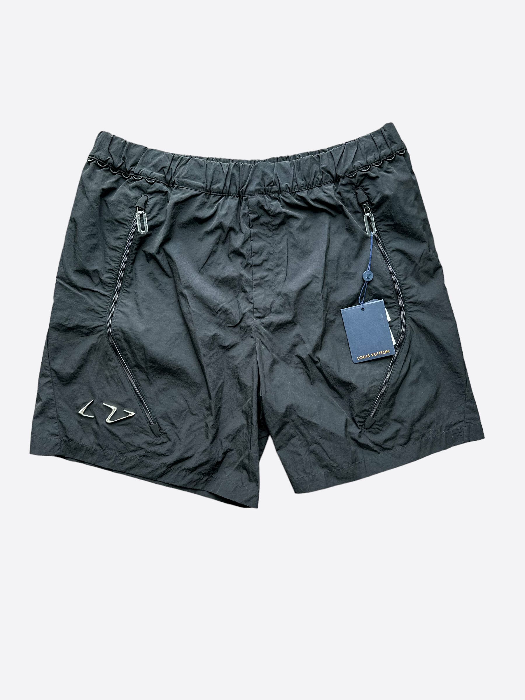 Pre-owned Louis Vuitton Black 2054 Athletic Shorts