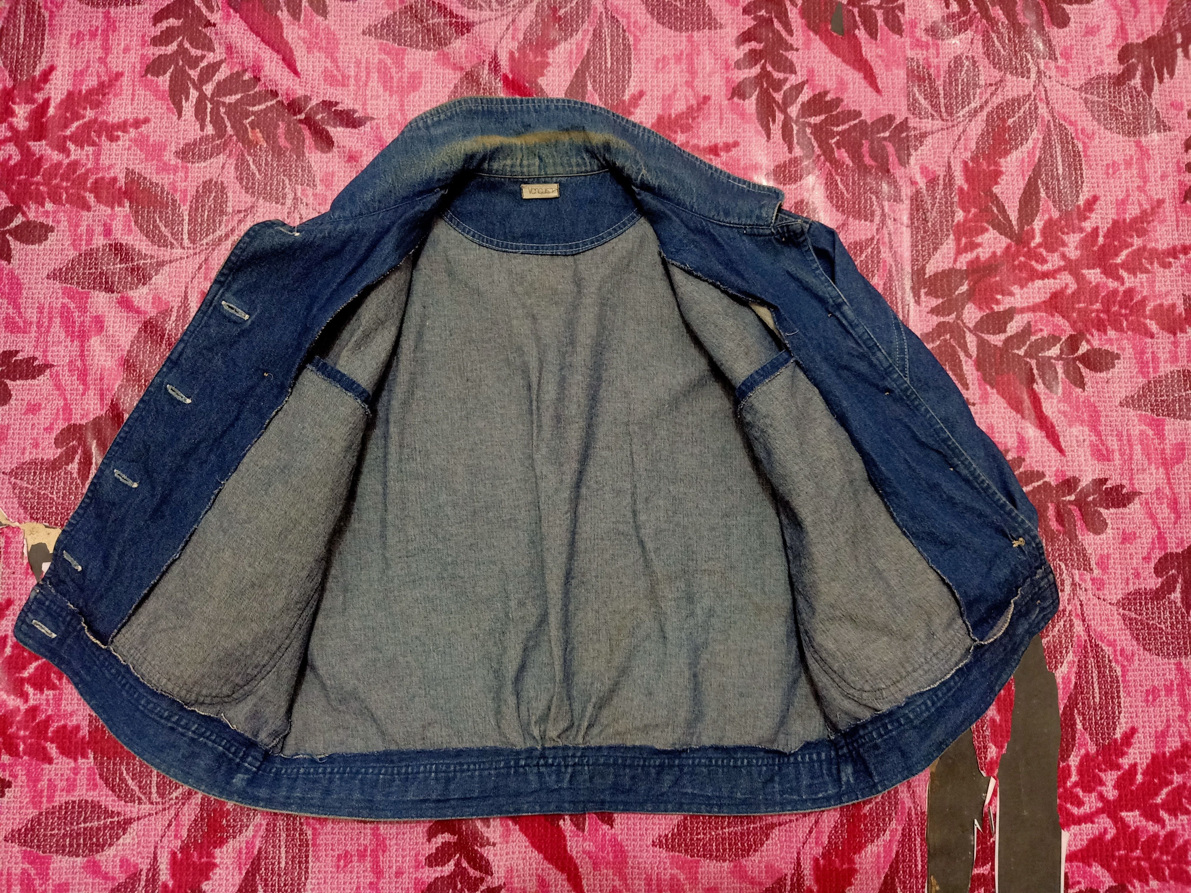 Vanquish Rare!!! Vtg Vanquish Japan style Distressed Denim Jacket Size US L / EU 52-54 / 3 - 5 Thumbnail