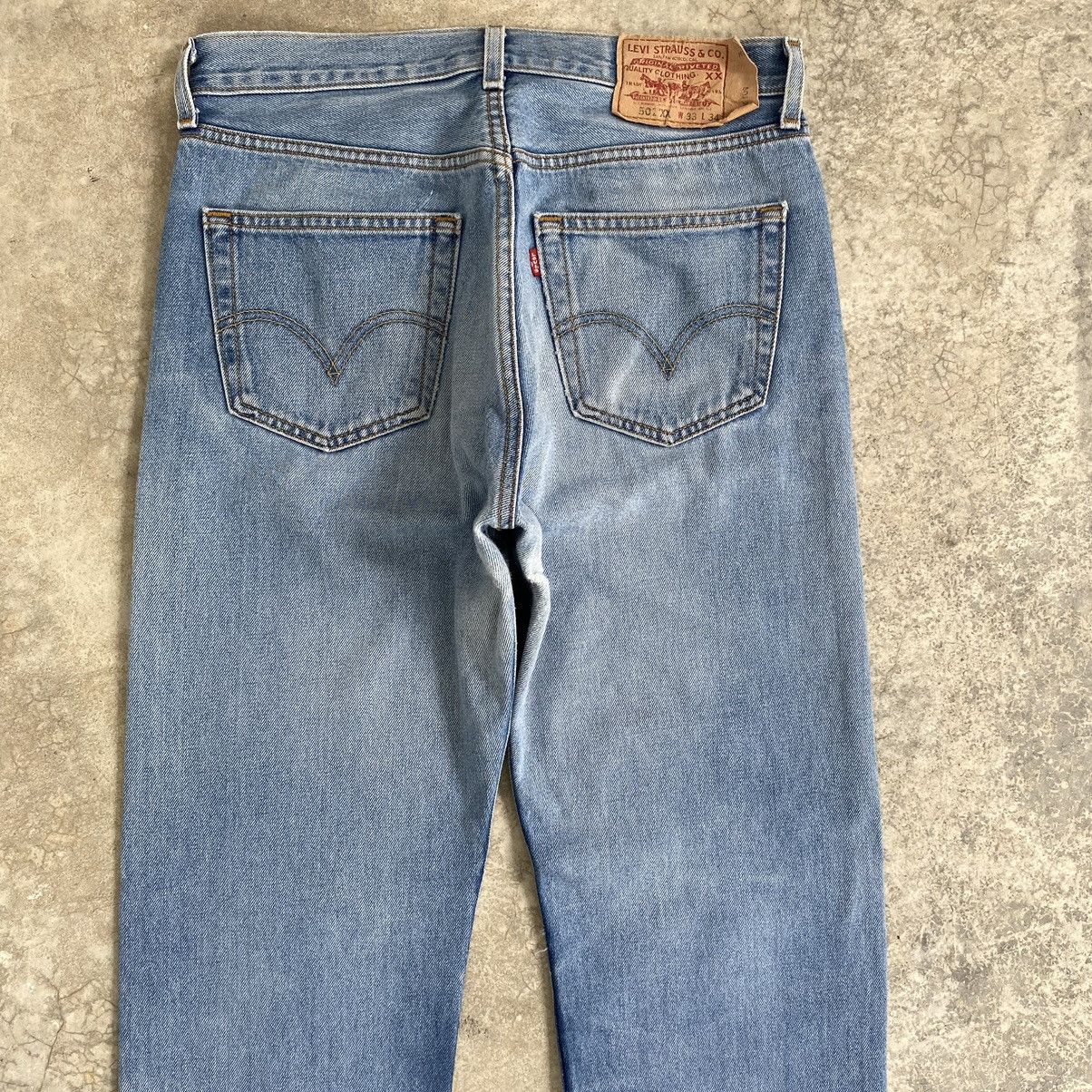 Levi's × Vintage Size 32x30.5 Vintage Levis 501 Faded Distressed Denim Size US 32 / EU 48 - 12 Thumbnail