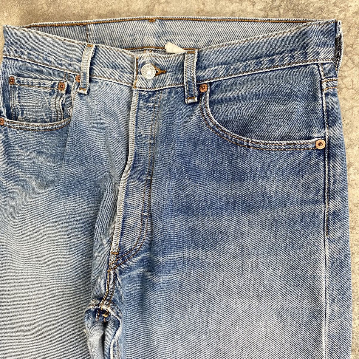 Levi's × Vintage Size 32x30.5 Vintage Levis 501 Faded Distressed Denim Size US 32 / EU 48 - 7 Thumbnail