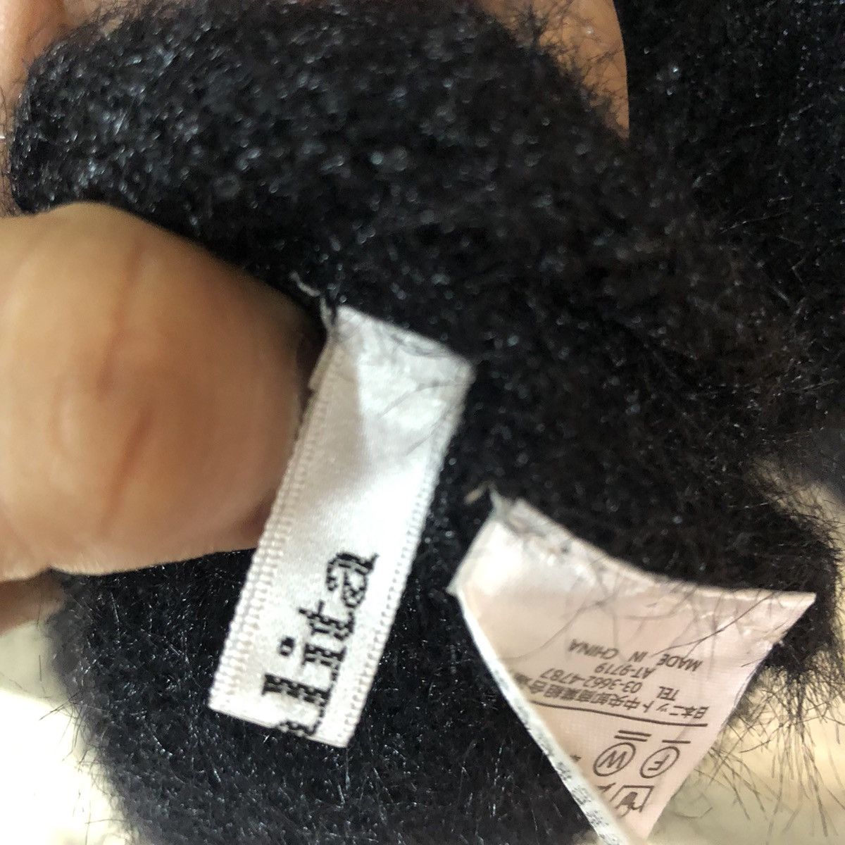 Homespun Knitwear × Japanese Brand Khalita Black Mohair fur Shag Shaggy Knitwear #c1074 Size M / US 6-8 / IT 42-44 - 13 Thumbnail