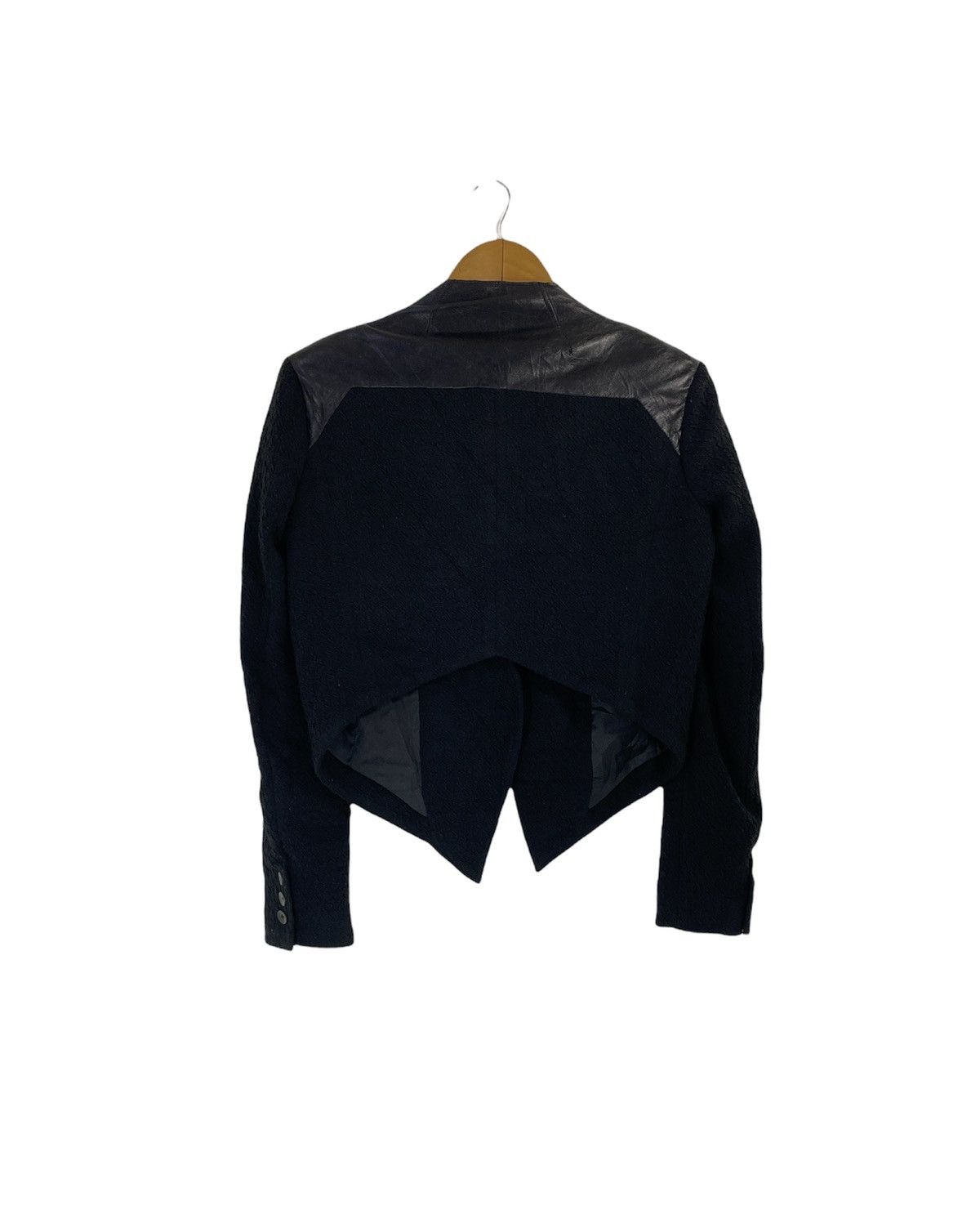 Helmut Lang Helmut lang hybrid Leather Jacket Rare Design Size US S / EU 44-46 / 1 - 2 Thumbnail