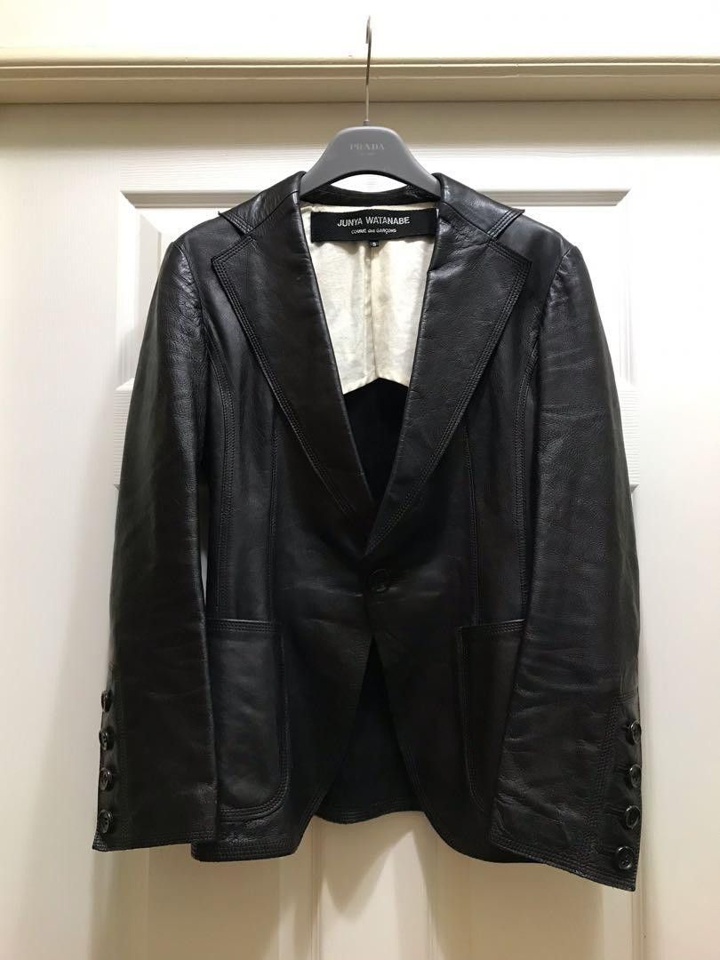 Junya Watanabe Junya Watanabe Comme des Garcons leather blazer Size 36R - 2 Thumbnail