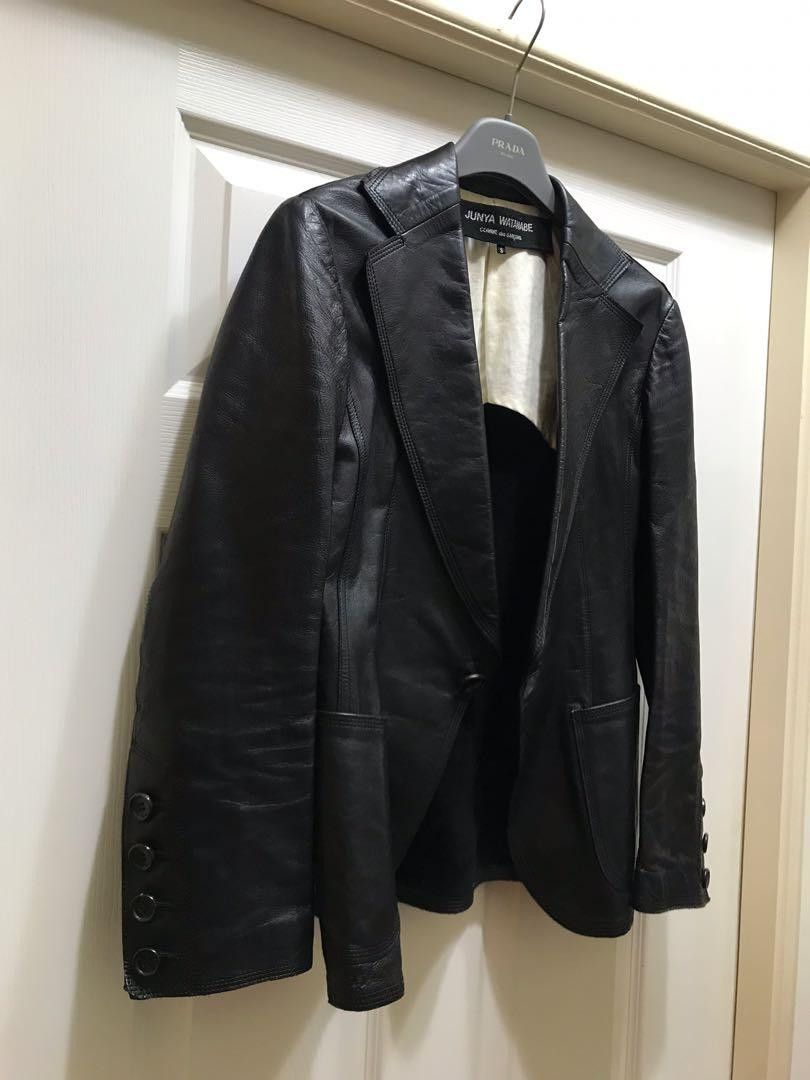 Junya Watanabe Junya Watanabe Comme des Garcons leather blazer Size 36R - 1 Thumbnail