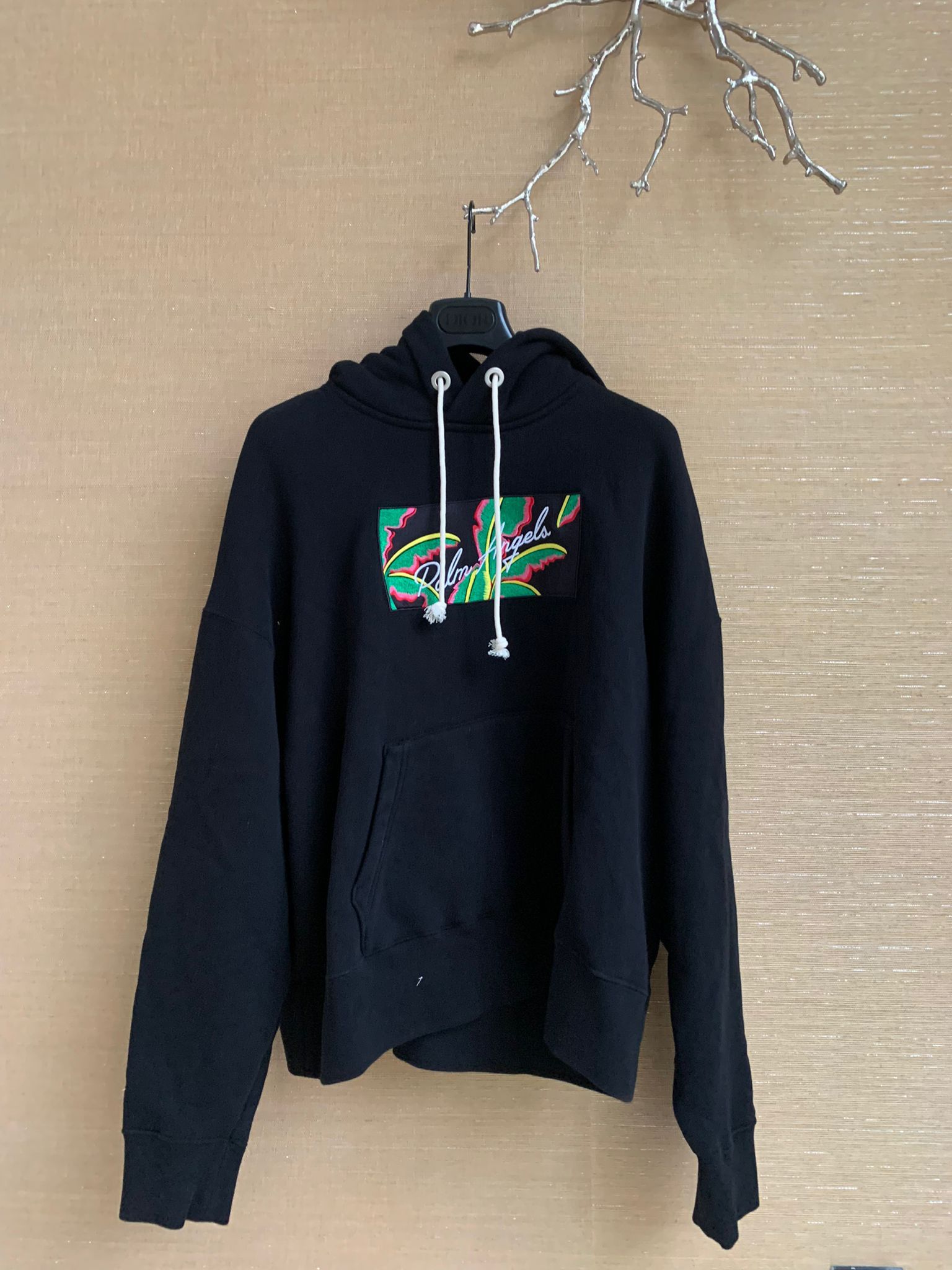 Palm Angels o1rshd1 Logo Hoodie in Black Size US M / EU 48-50 / 2 - 1 Thumbnail