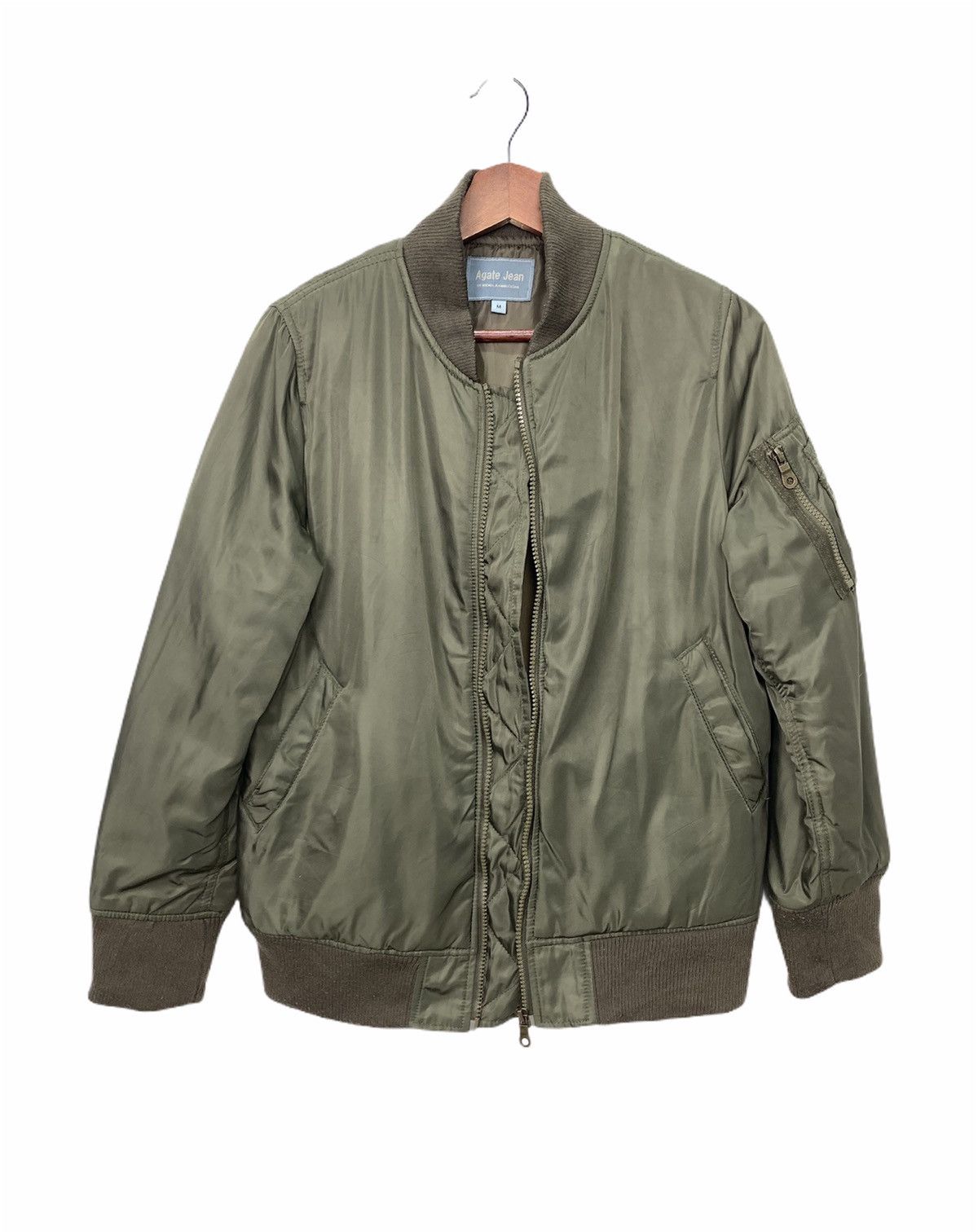 Goretex AGATE JEAN Vintage Nylon Army Tactical Bomber Puffer Jacket Size US M / EU 48-50 / 2 - 3 Thumbnail