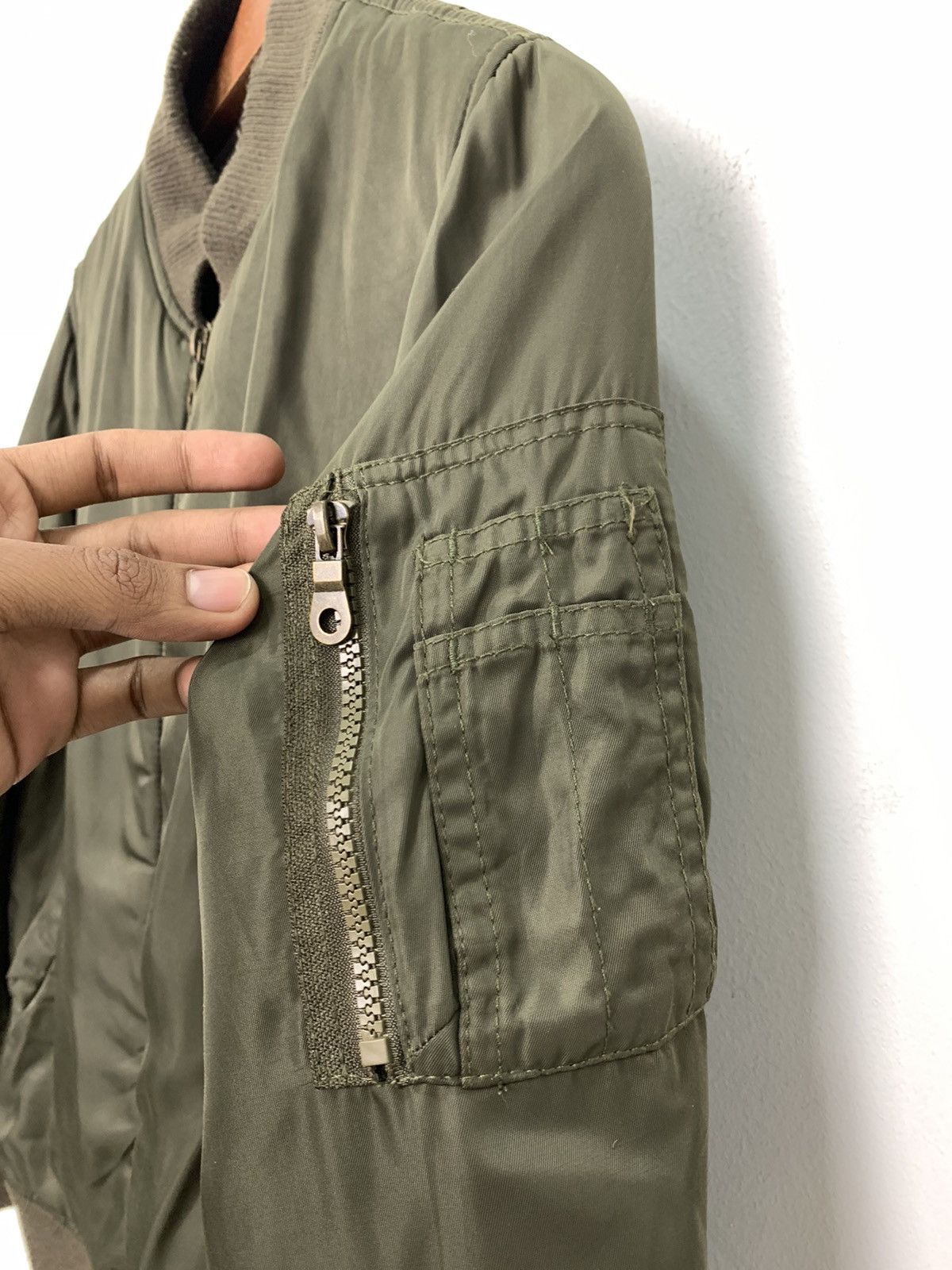 Goretex AGATE JEAN Vintage Nylon Army Tactical Bomber Puffer Jacket Size US M / EU 48-50 / 2 - 12 Thumbnail