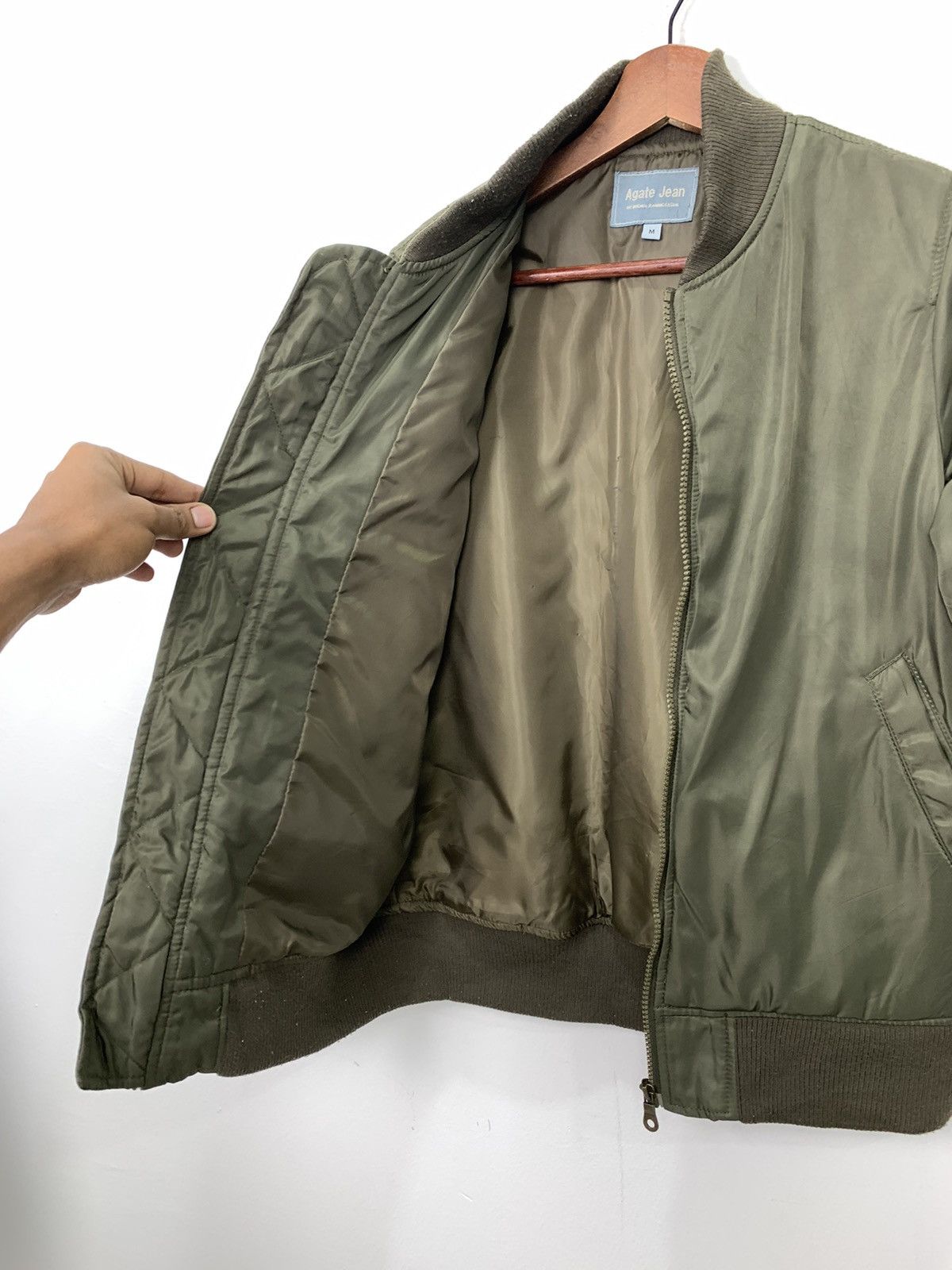 Goretex AGATE JEAN Vintage Nylon Army Tactical Bomber Puffer Jacket Size US M / EU 48-50 / 2 - 16 Thumbnail