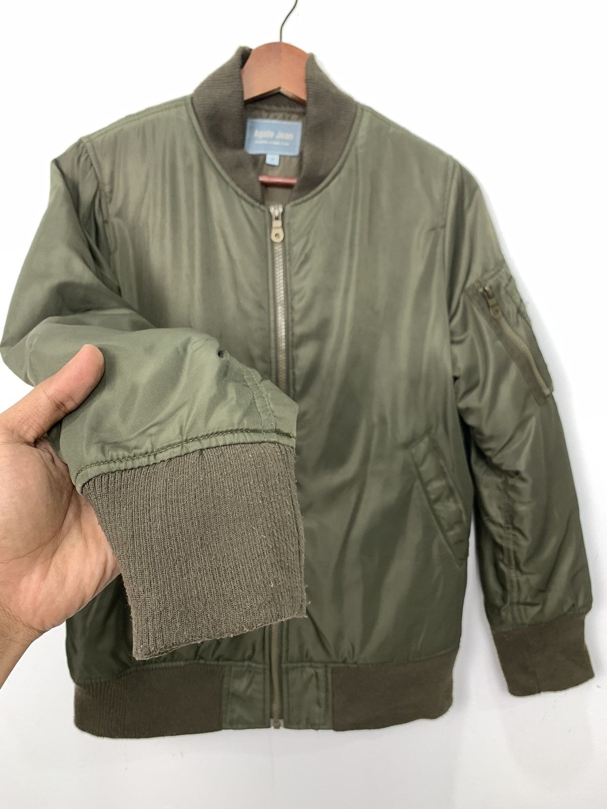 Goretex AGATE JEAN Vintage Nylon Army Tactical Bomber Puffer Jacket Size US M / EU 48-50 / 2 - 15 Thumbnail