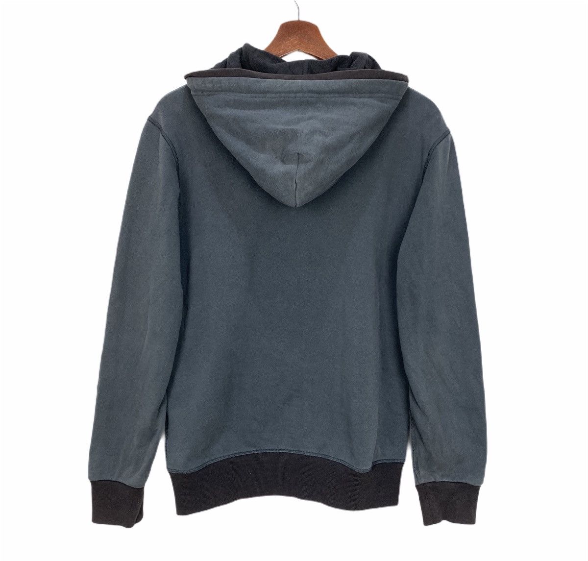 Adidas Vintag ADIDAS Stripe Blue Grey Zipper Sweater Hoodie Jacket Size US M / EU 48-50 / 2 - 3 Thumbnail