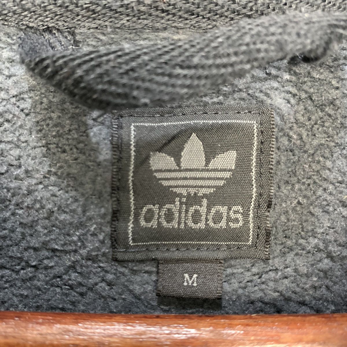 Adidas Vintag ADIDAS Stripe Blue Grey Zipper Sweater Hoodie Jacket Size US M / EU 48-50 / 2 - 18 Thumbnail