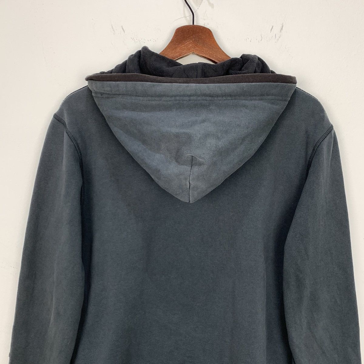 Adidas Vintag ADIDAS Stripe Blue Grey Zipper Sweater Hoodie Jacket Size US M / EU 48-50 / 2 - 22 Thumbnail