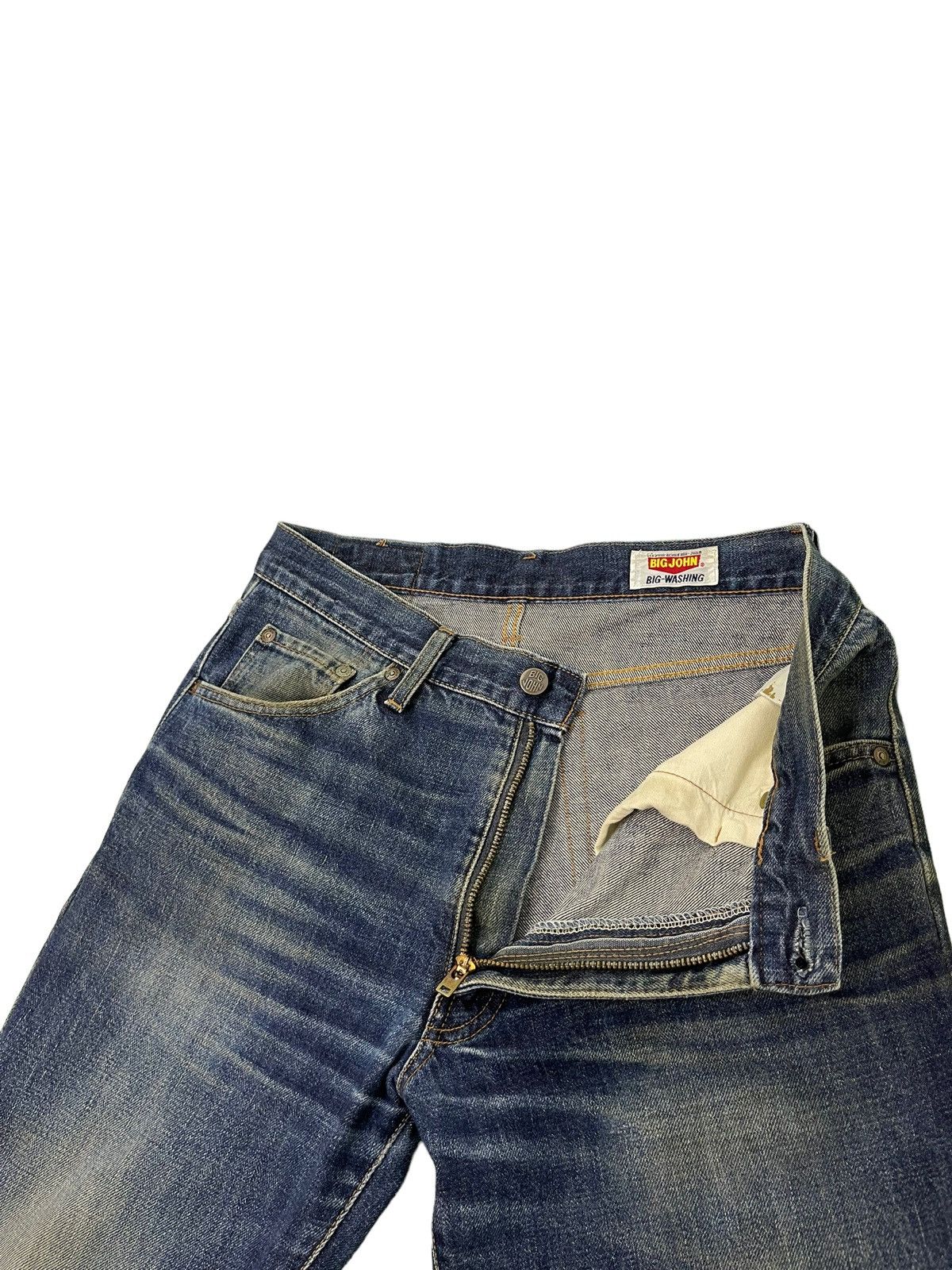 Japanese Brand Flare Jeans 90s Big John Japan Denim Boot Cut 4🟦1 Size US 32 / EU 48 - 10 Thumbnail