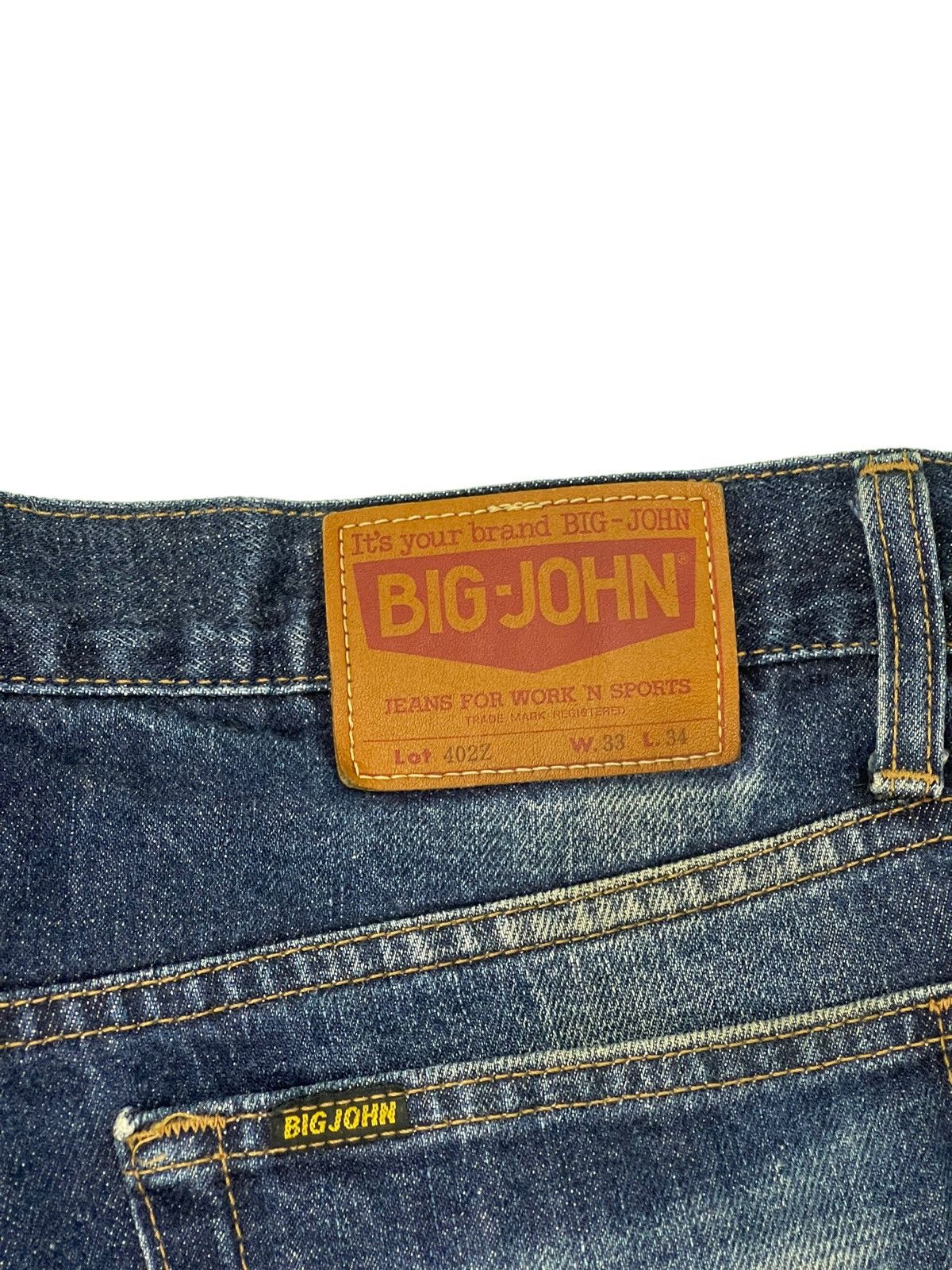 Japanese Brand Flare Jeans 90s Big John Japan Denim Boot Cut 4🟦1 Size US 32 / EU 48 - 21 Thumbnail