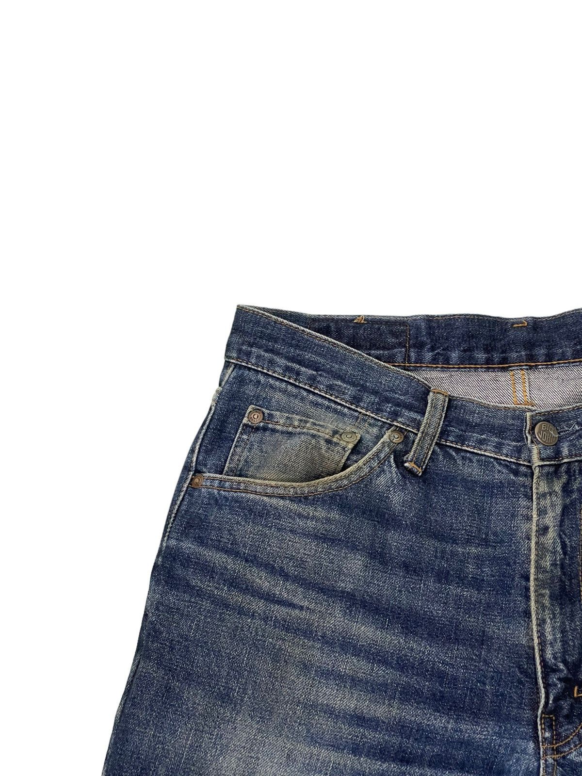 Japanese Brand Flare Jeans 90s Big John Japan Denim Boot Cut 4🟦1 Size US 32 / EU 48 - 8 Thumbnail
