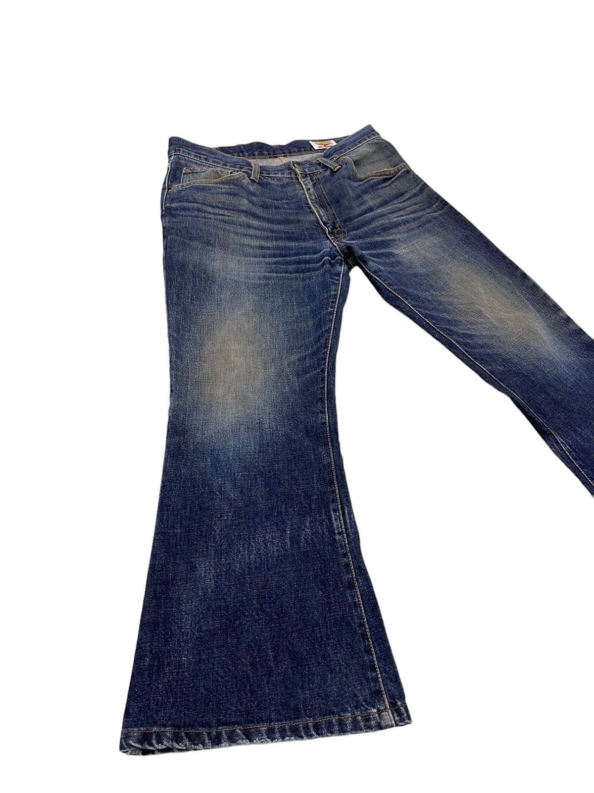 Japanese Brand Flare Jeans 90s Big John Japan Denim Boot Cut 4🟦1 Size US 32 / EU 48 - 1 Thumbnail