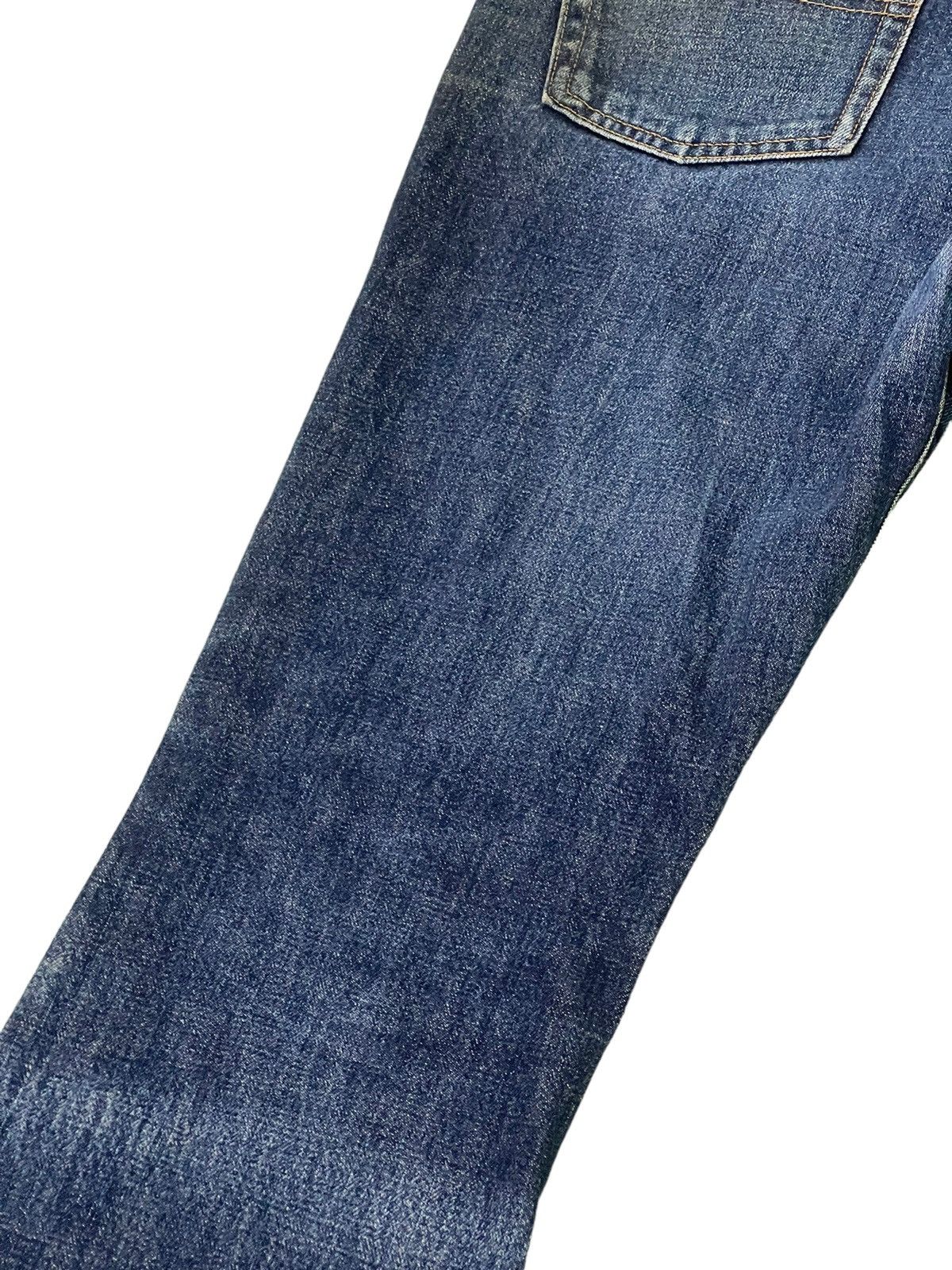 Japanese Brand Flare Jeans 90s Big John Japan Denim Boot Cut 4🟦1 Size US 32 / EU 48 - 17 Thumbnail