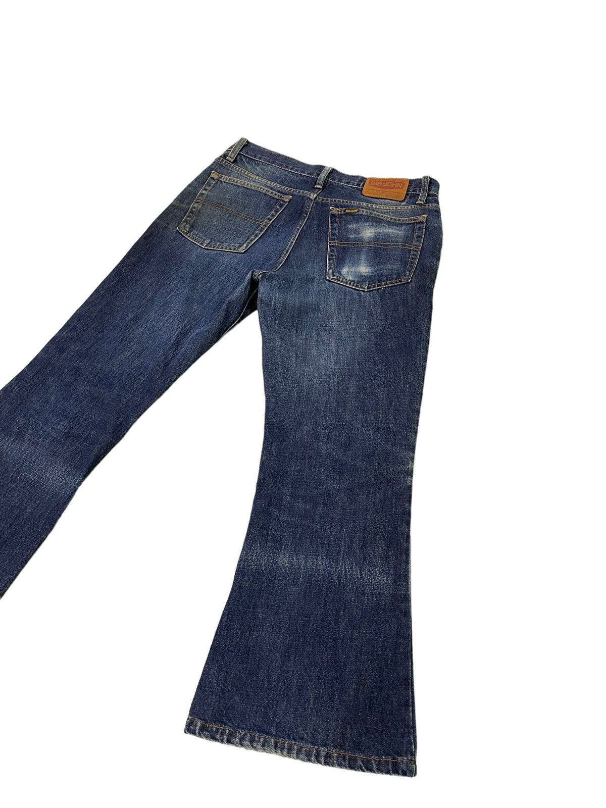 Japanese Brand Flare Jeans 90s Big John Japan Denim Boot Cut 4🟦1 Size US 32 / EU 48 - 14 Thumbnail
