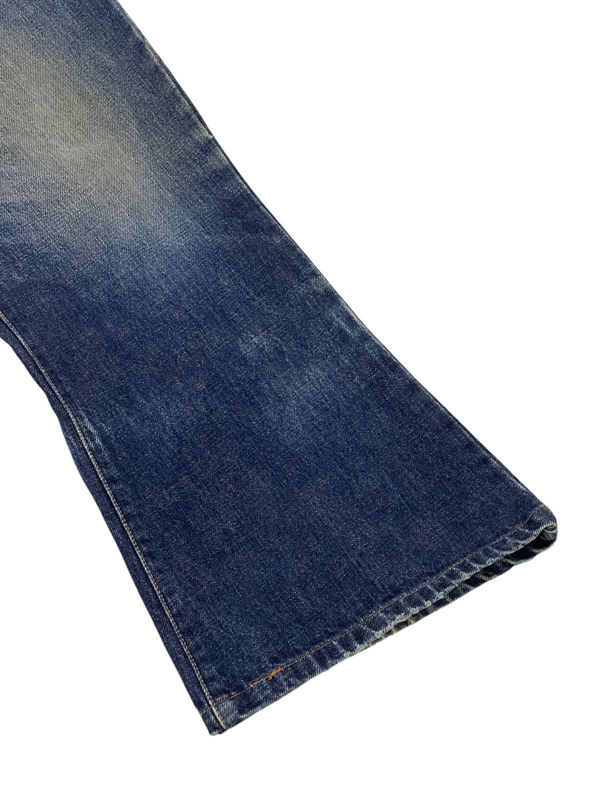 Japanese Brand Flare Jeans 90s Big John Japan Denim Boot Cut 4🟦1 Size US 32 / EU 48 - 4 Thumbnail
