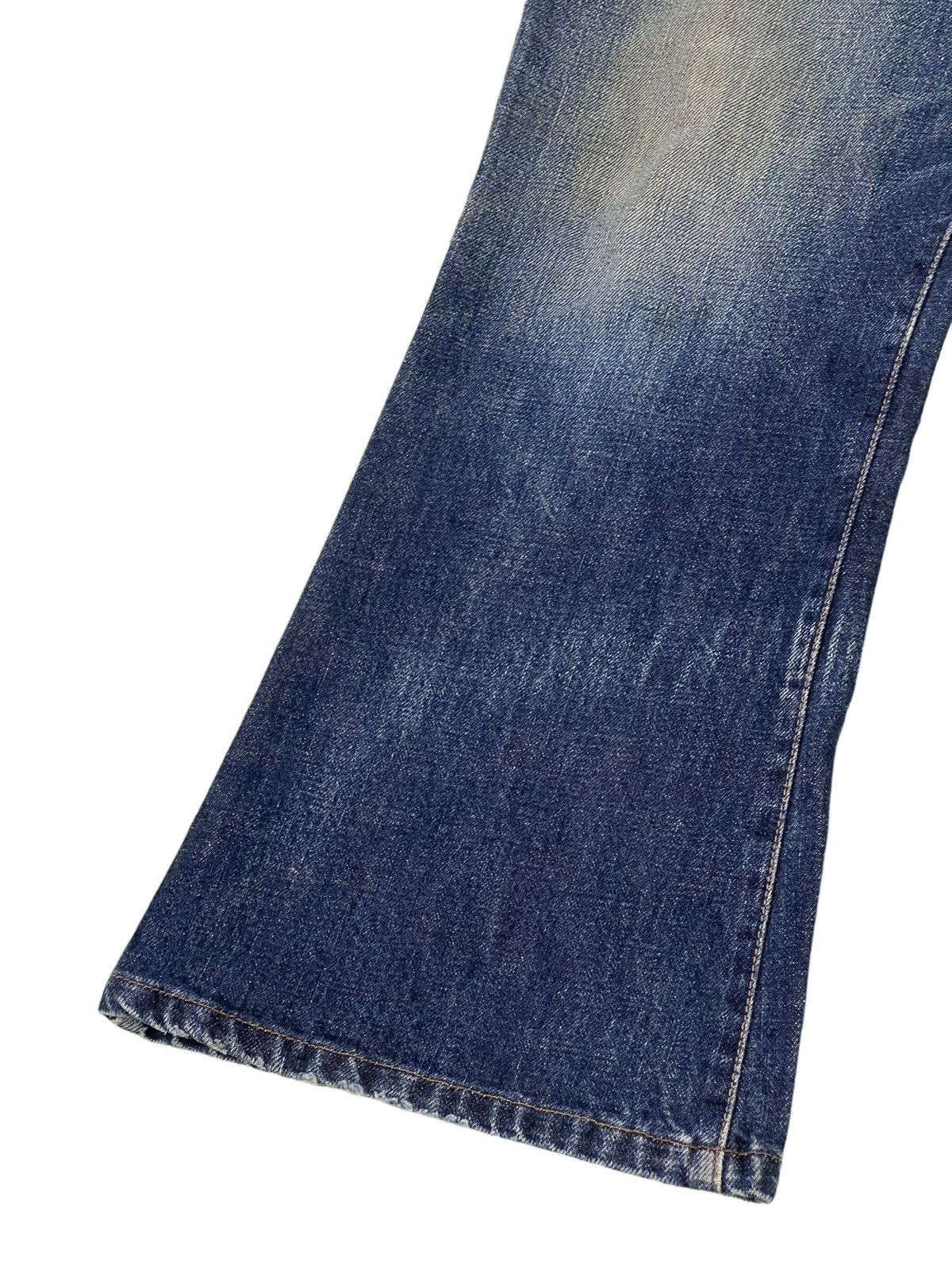 Japanese Brand Flare Jeans 90s Big John Japan Denim Boot Cut 4🟦1 Size US 32 / EU 48 - 5 Thumbnail