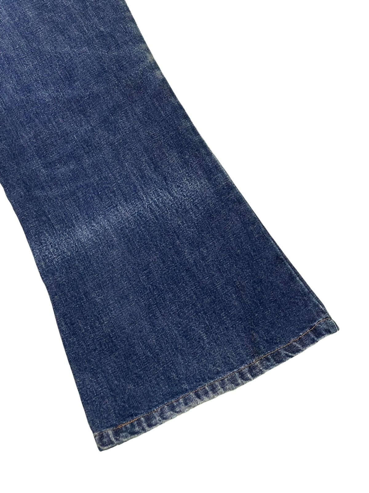 Japanese Brand Flare Jeans 90s Big John Japan Denim Boot Cut 4🟦1 Size US 32 / EU 48 - 15 Thumbnail